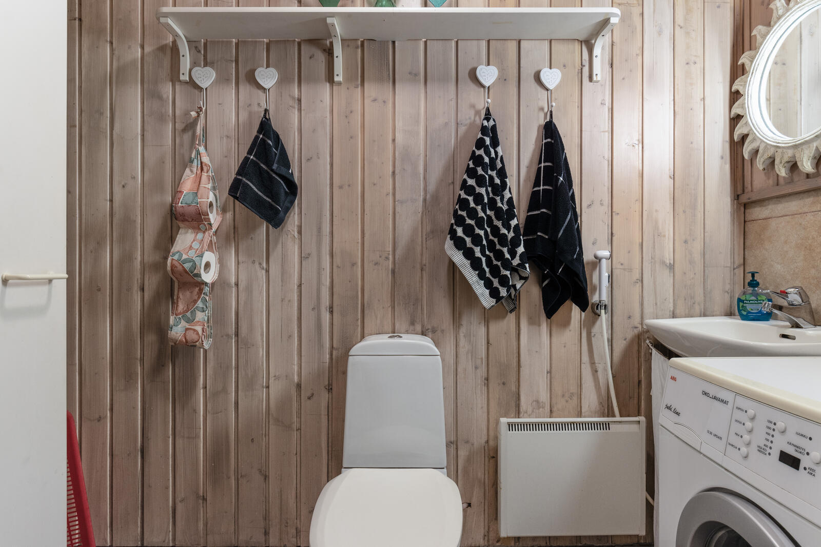 Erillinen wc keskikerroksessa