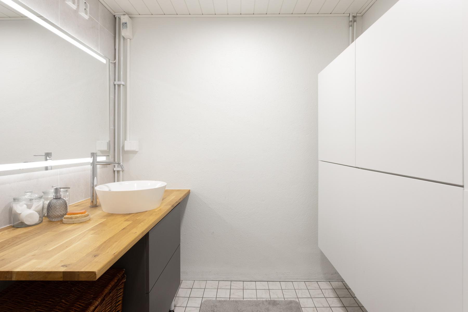 Saunaosasto - valmistautumishuone