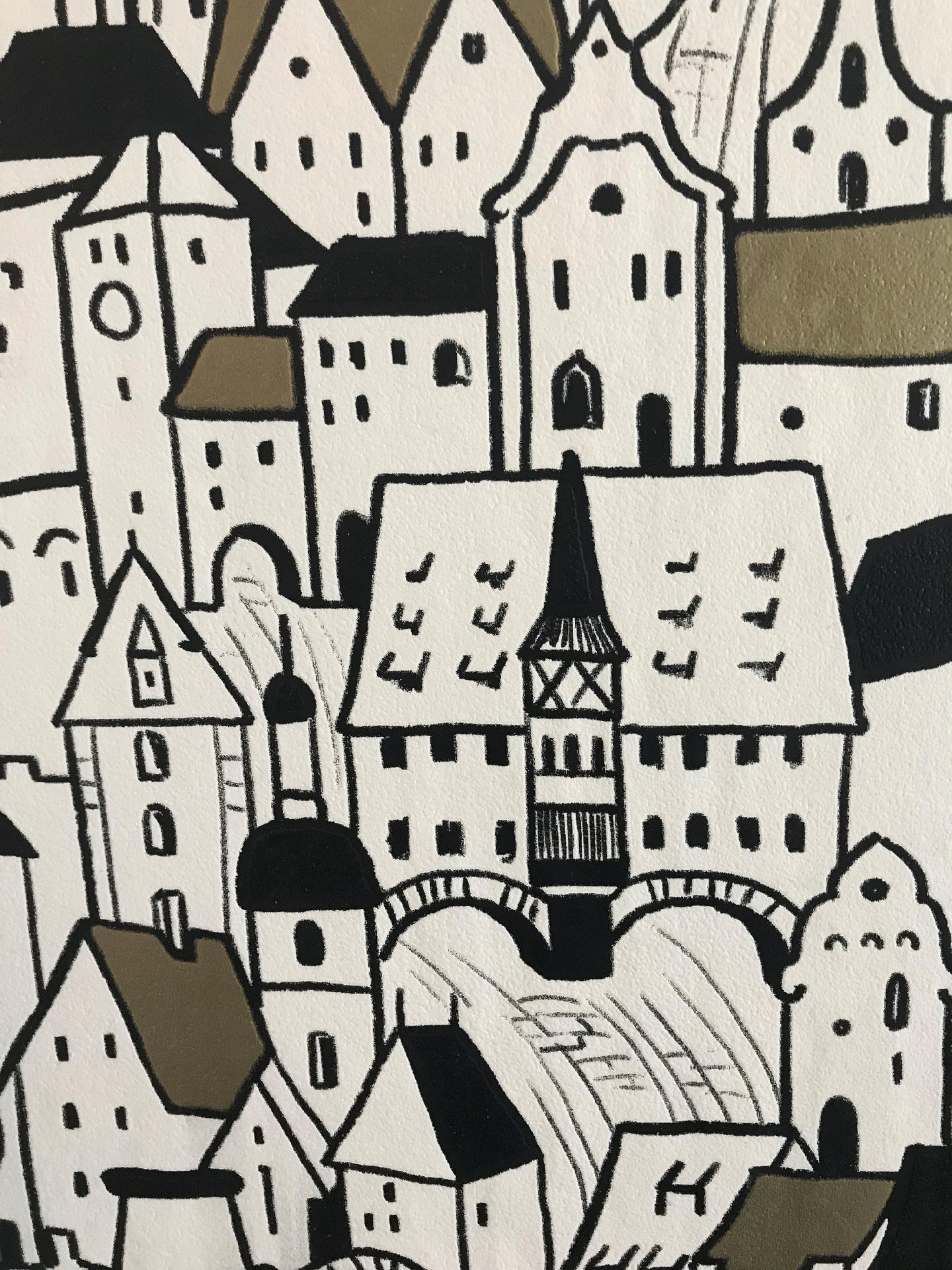 Makuuhuoneen hauska tapetti