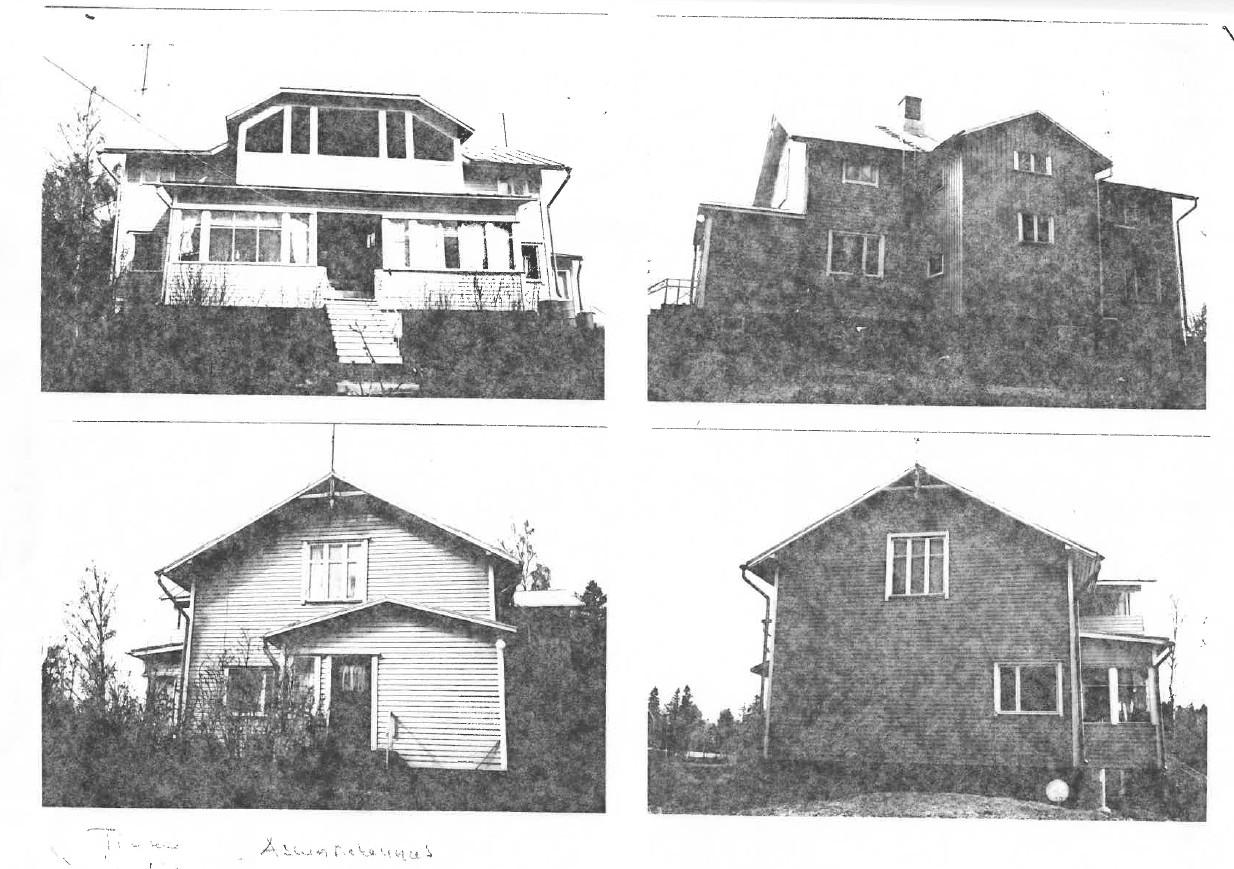 Julkisivut ennen vanhaan