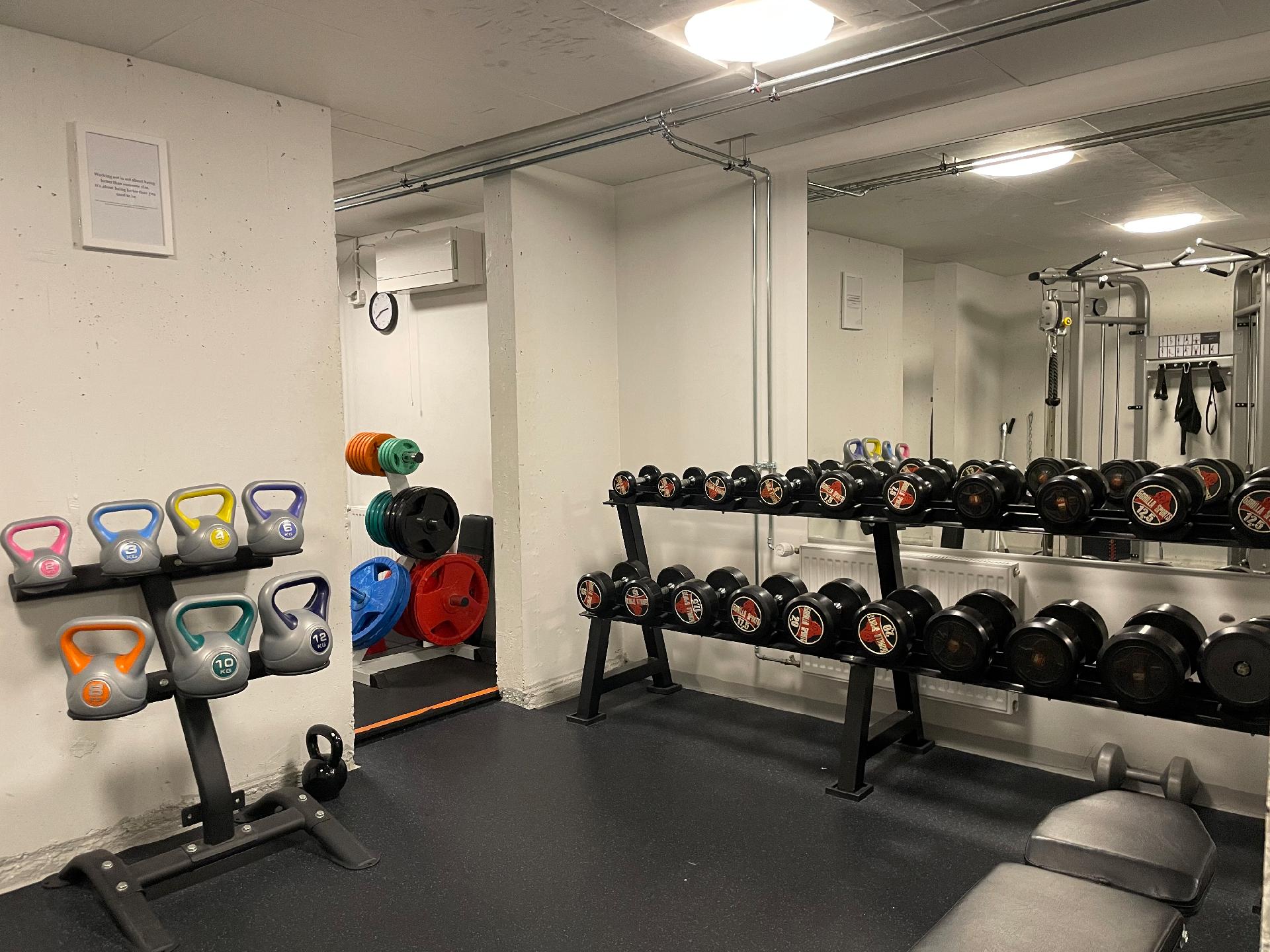 Taloyhtiön kuntosalitilat