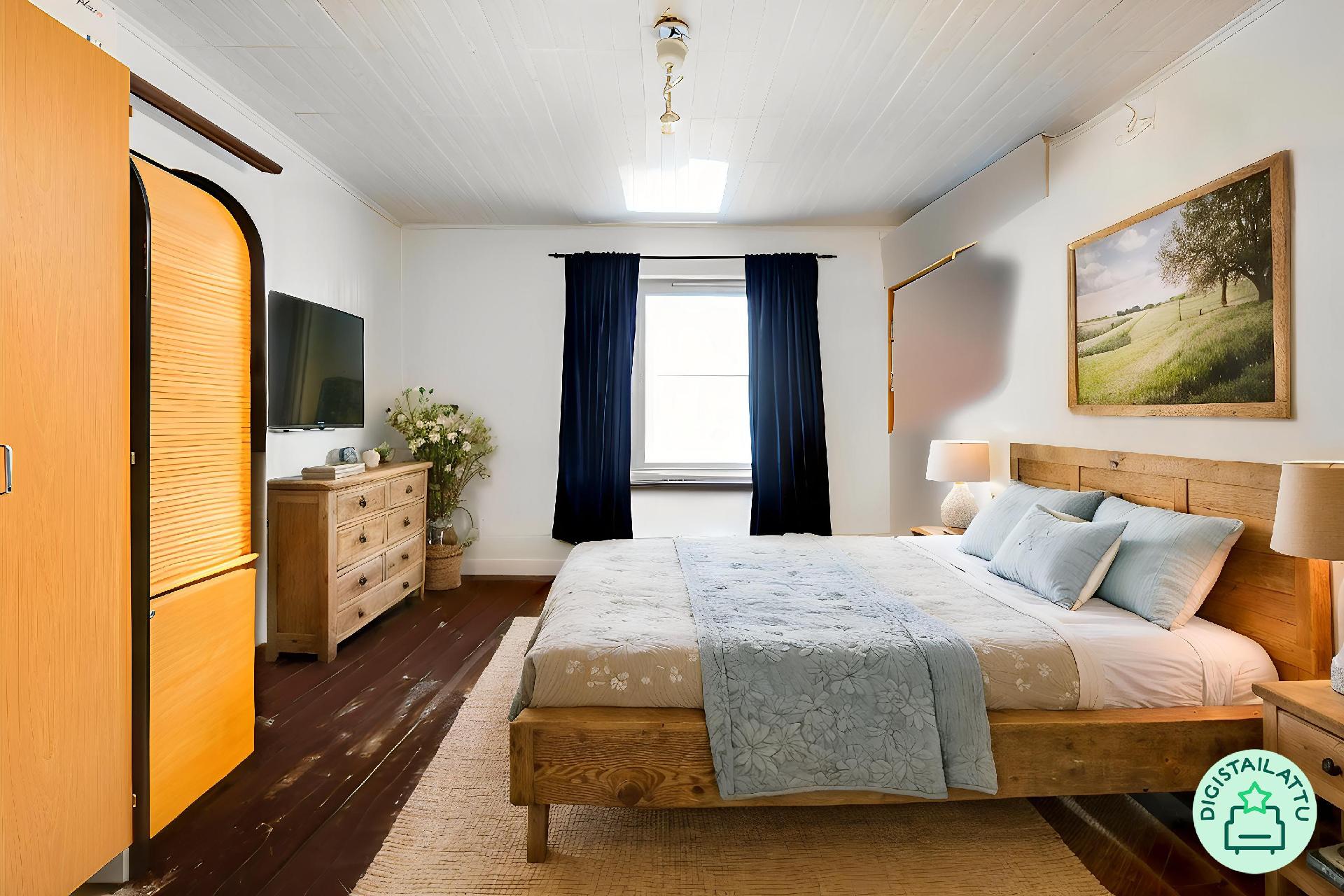 digistailattu makuuhuone