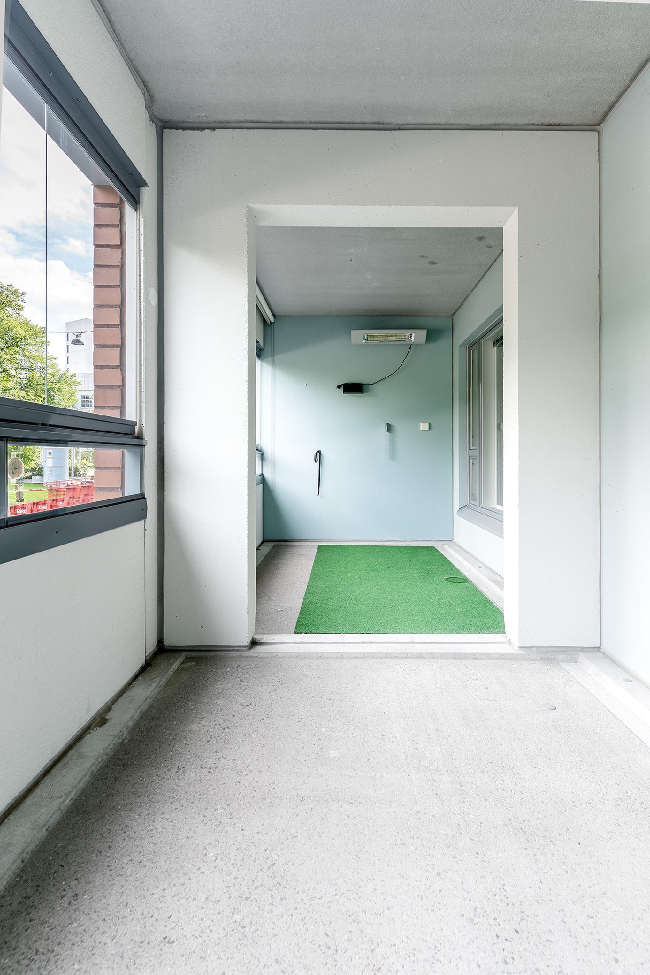 Iso lasitettu parveke