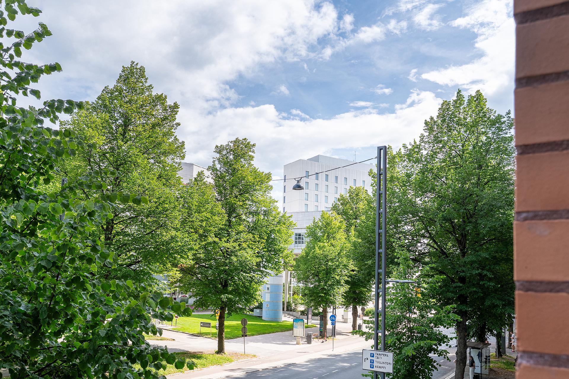 Parvekenäkymää, Tampere-Talo