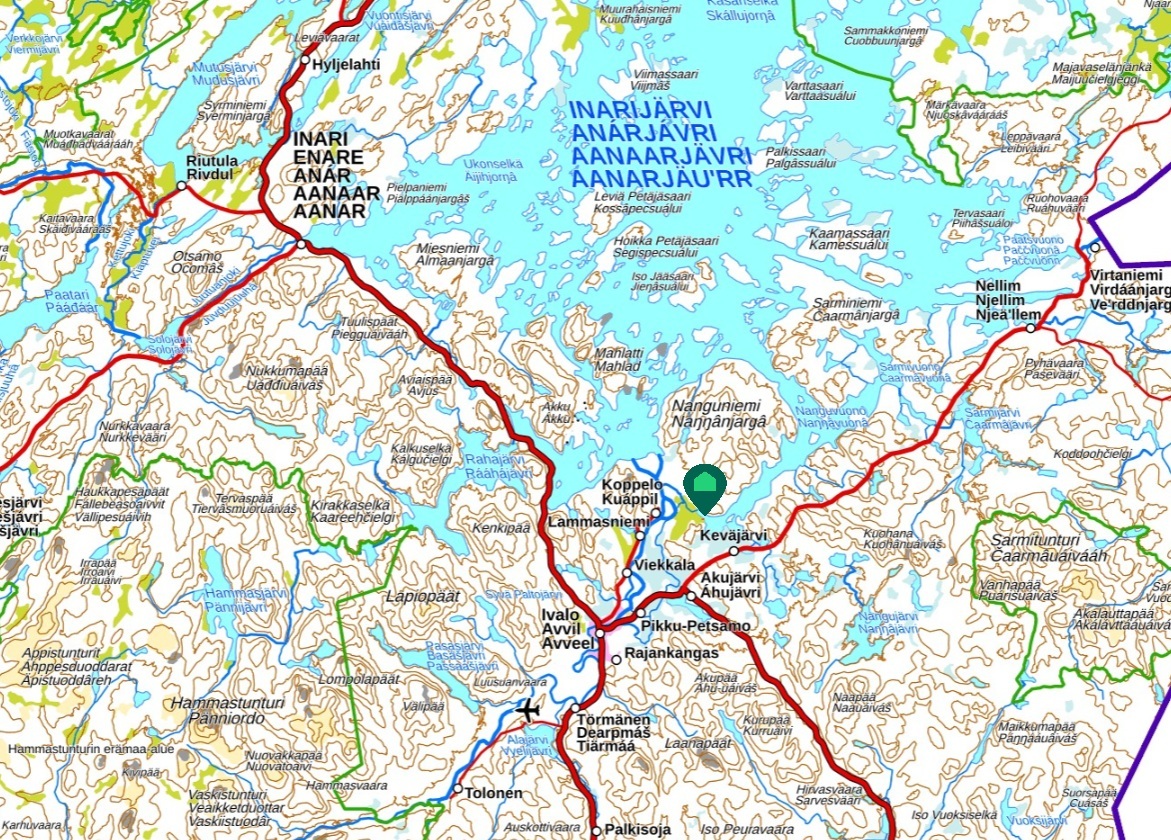 Lyhyt Ivalon palveluihin.