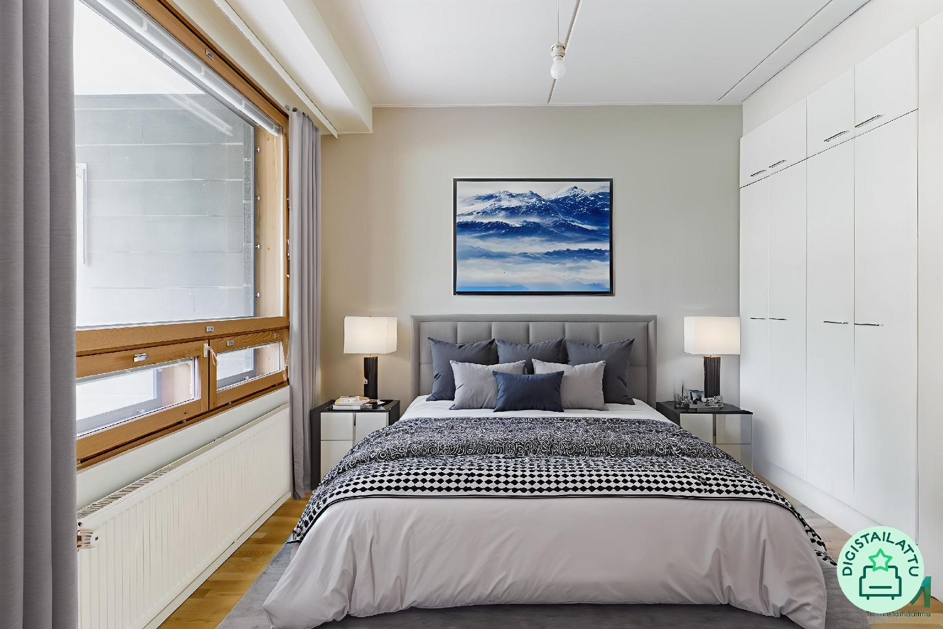 Makuuhuone digistailattuna