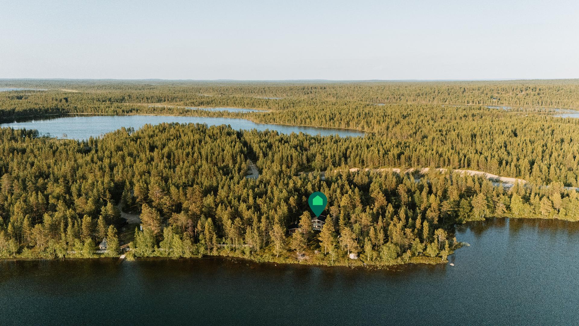 Rauhallinen ja luonnonläheinen sijainti