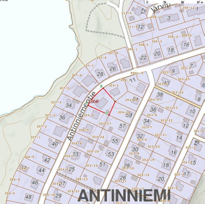 Kiinteistö kartalla