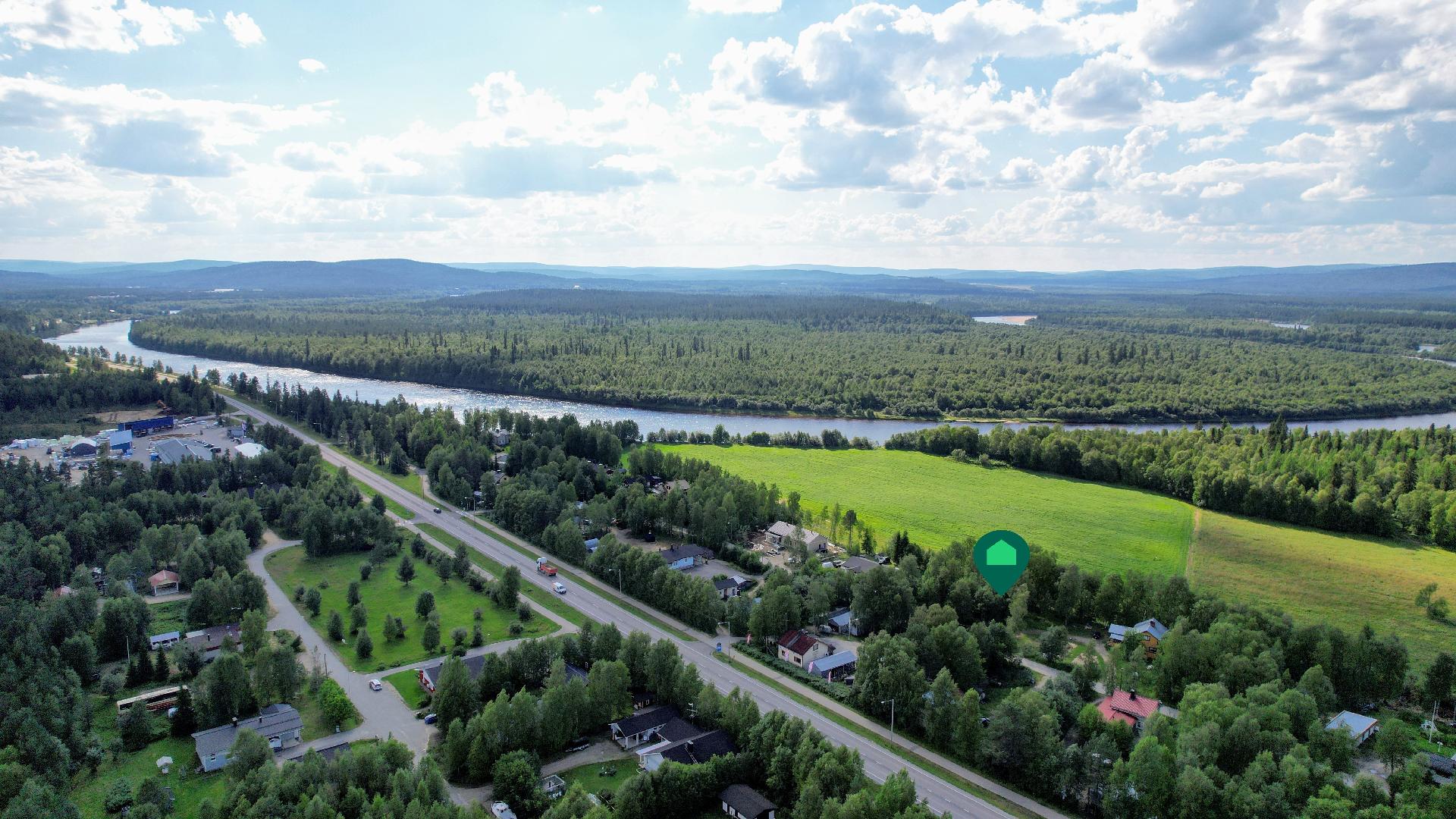 Näkymät etelän suuntaan.