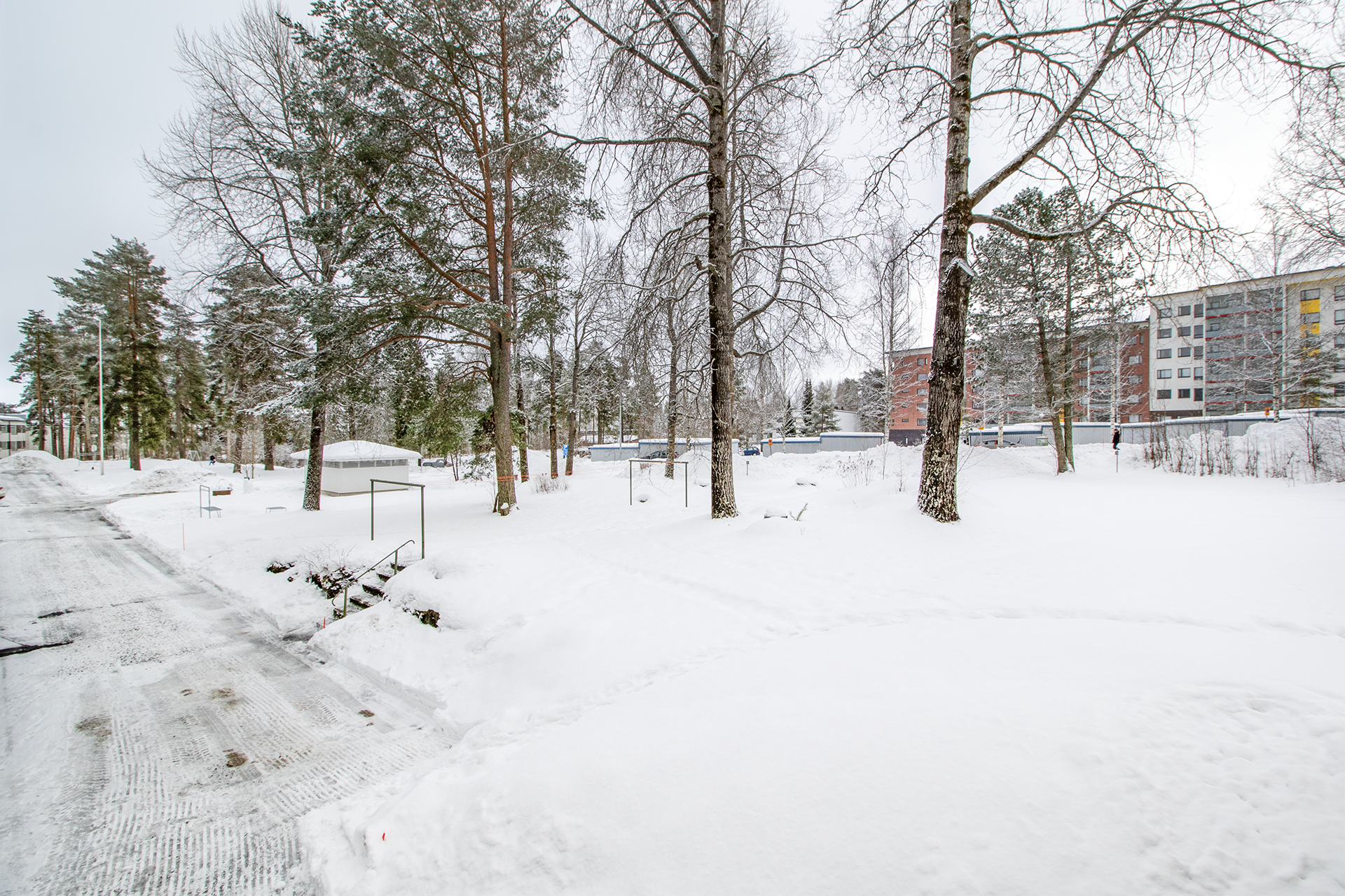Näkymä parvekkeelta.