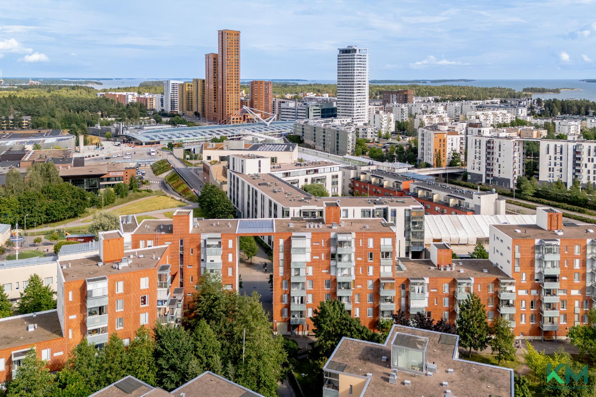 Keskeinen sijinti Vuosaaressa.