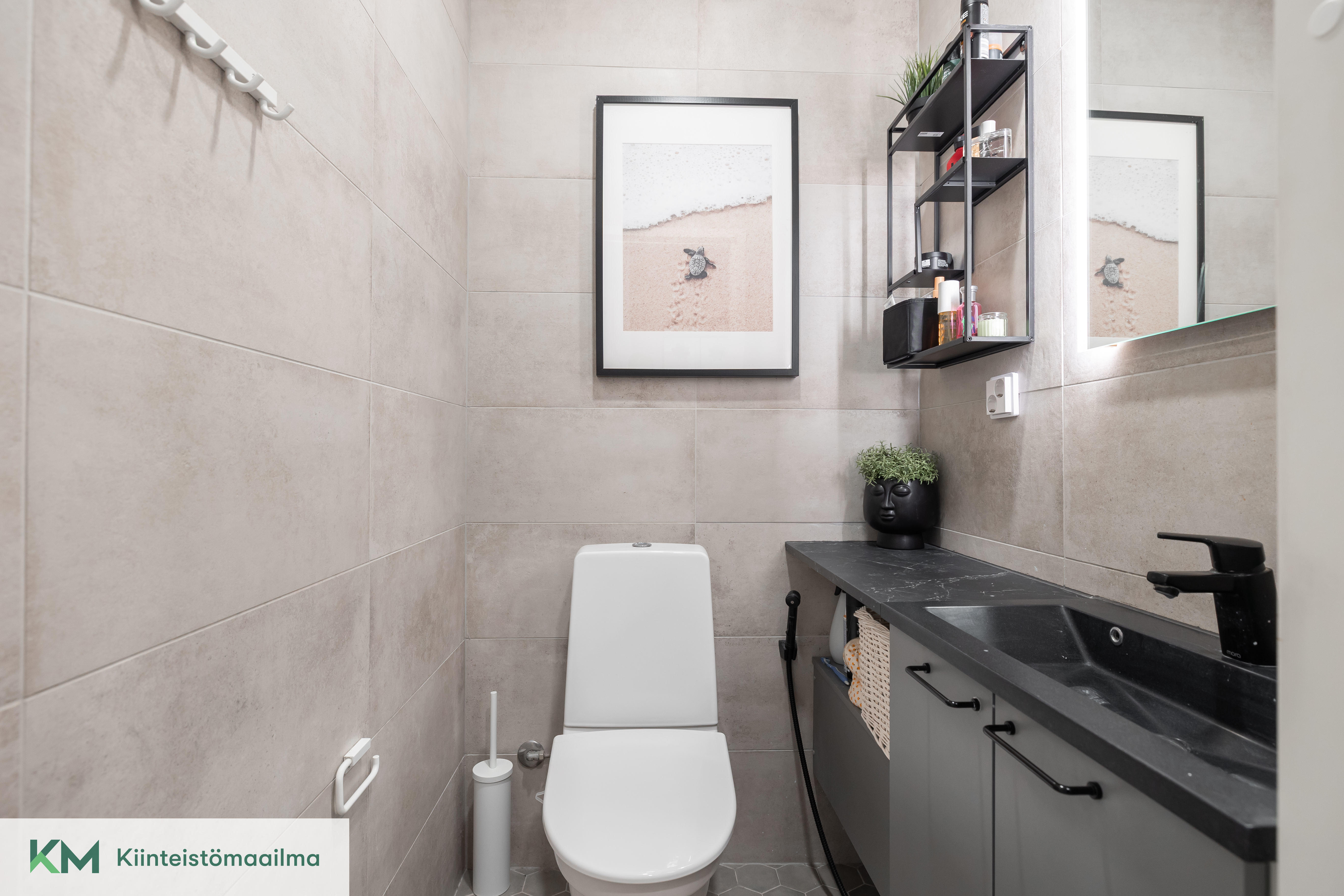 Erillinen wc.