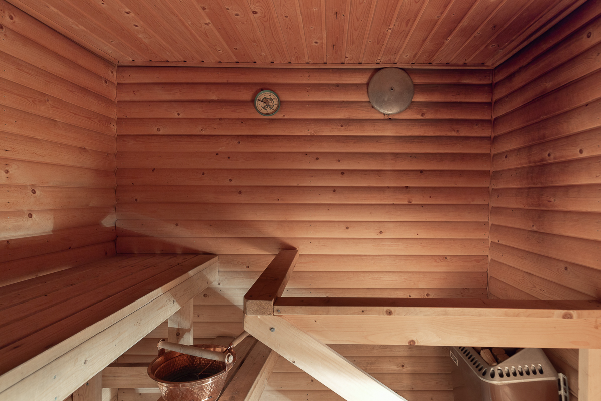 Sauna kellarissa