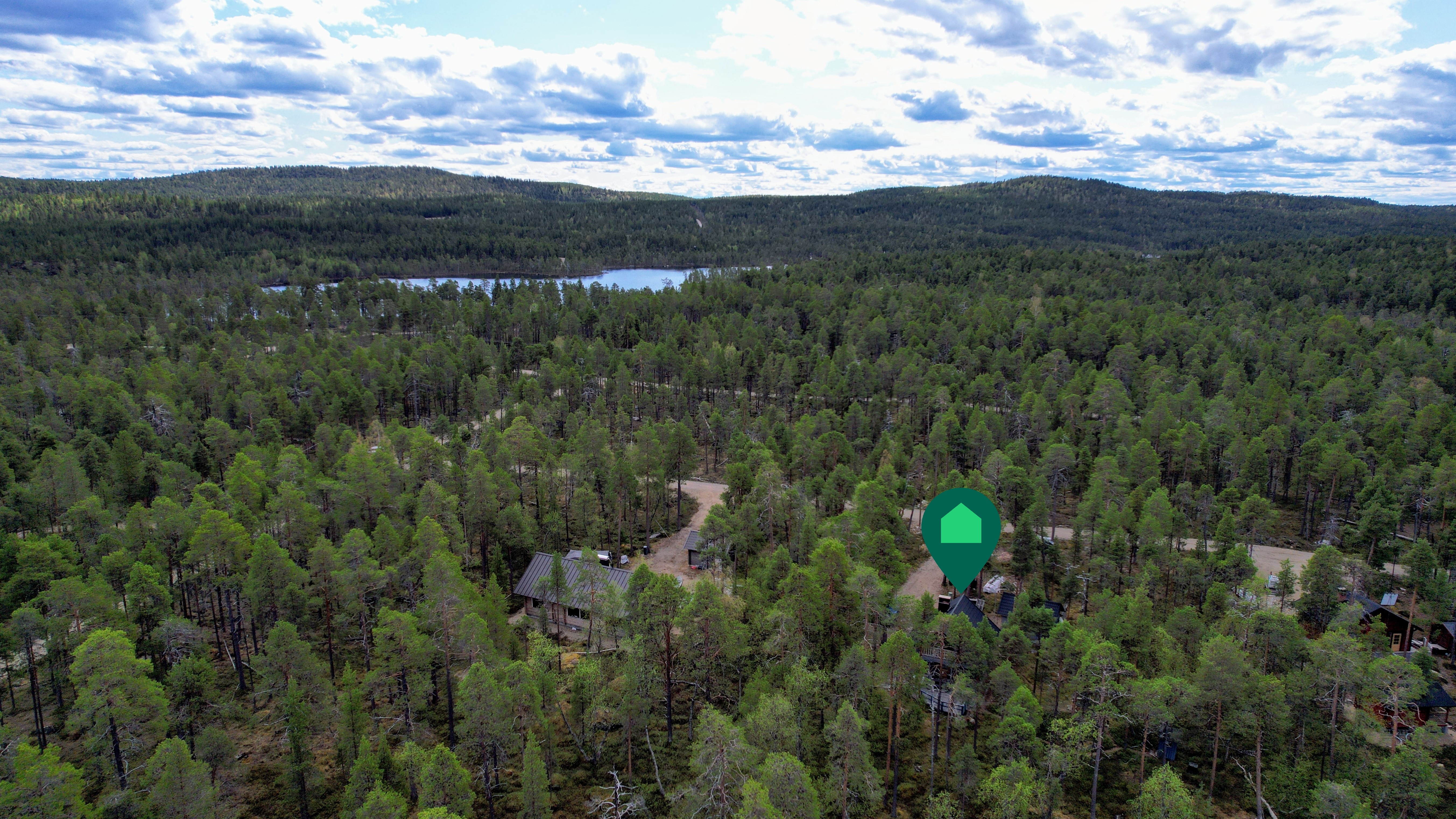Rauhallinen ja luonnonläheinen sijainti