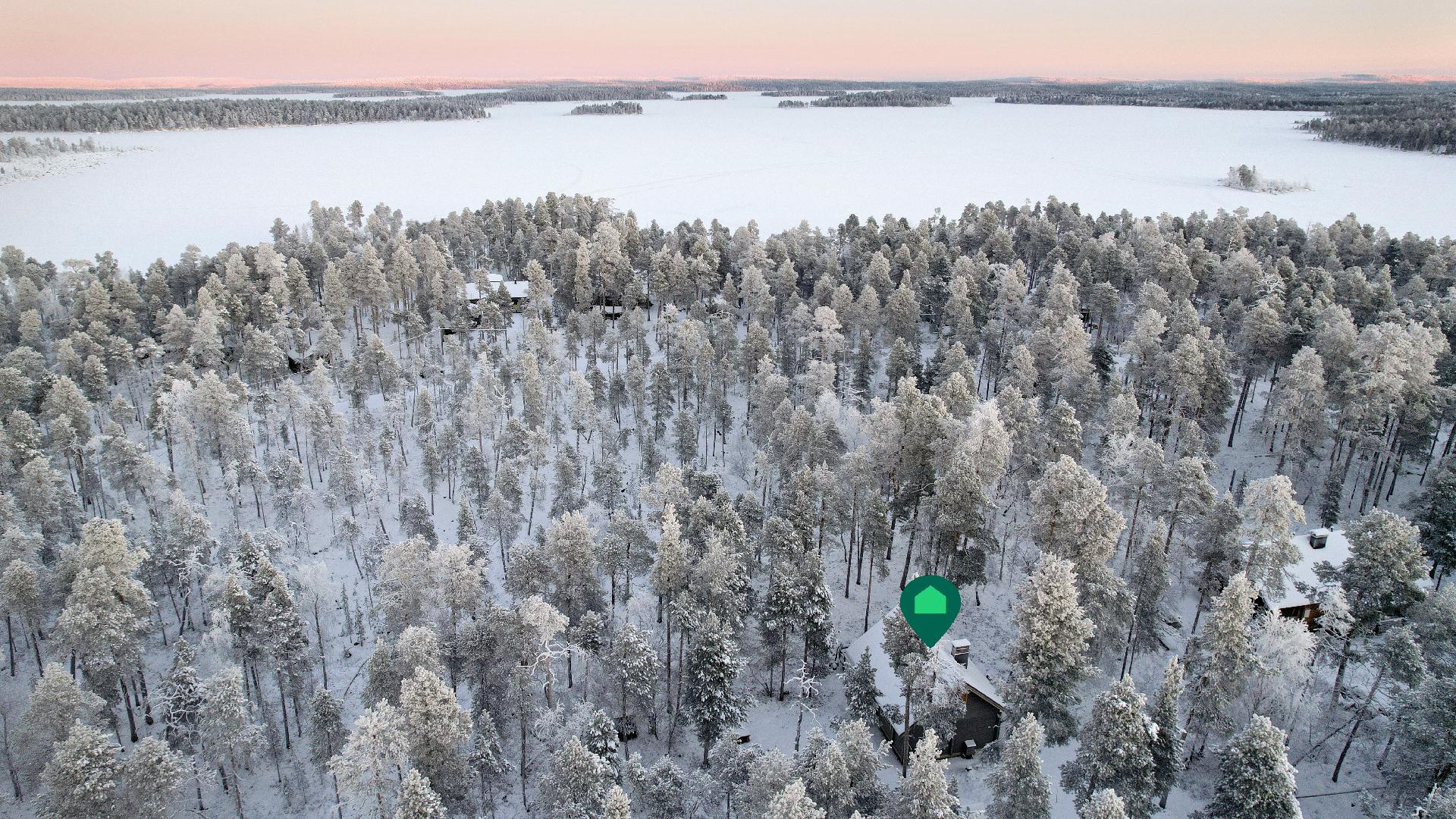 Rauhallinen ja luonnonläheinen sijainti