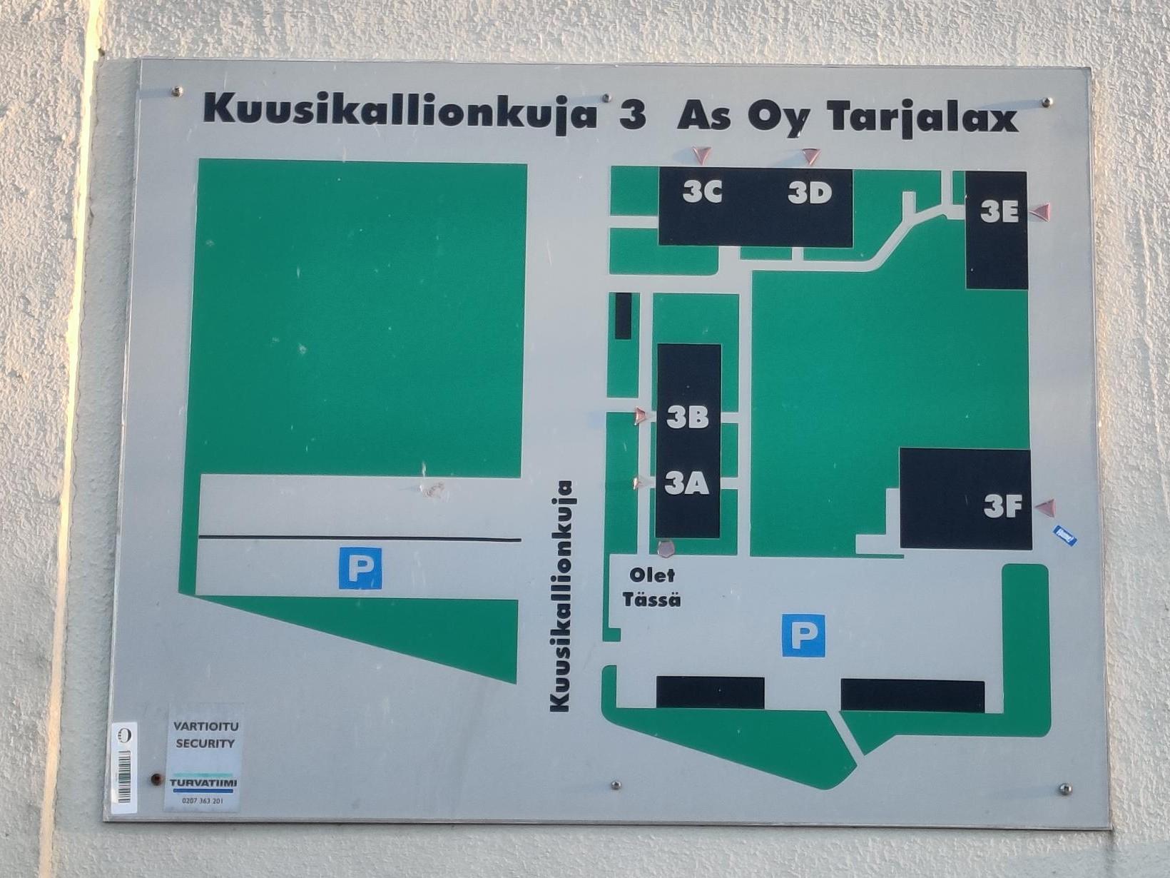 Asunto sijaitsee A-rapussa.