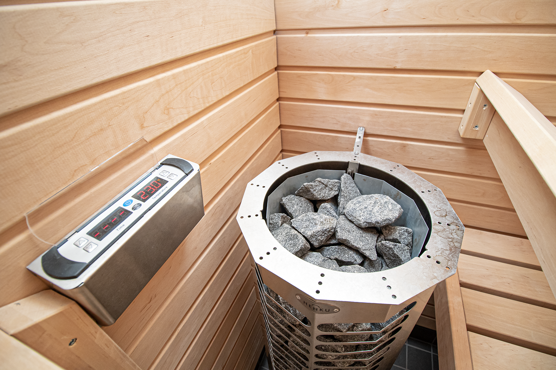 Täällä nautitaan tornikiukaan löylyistä.