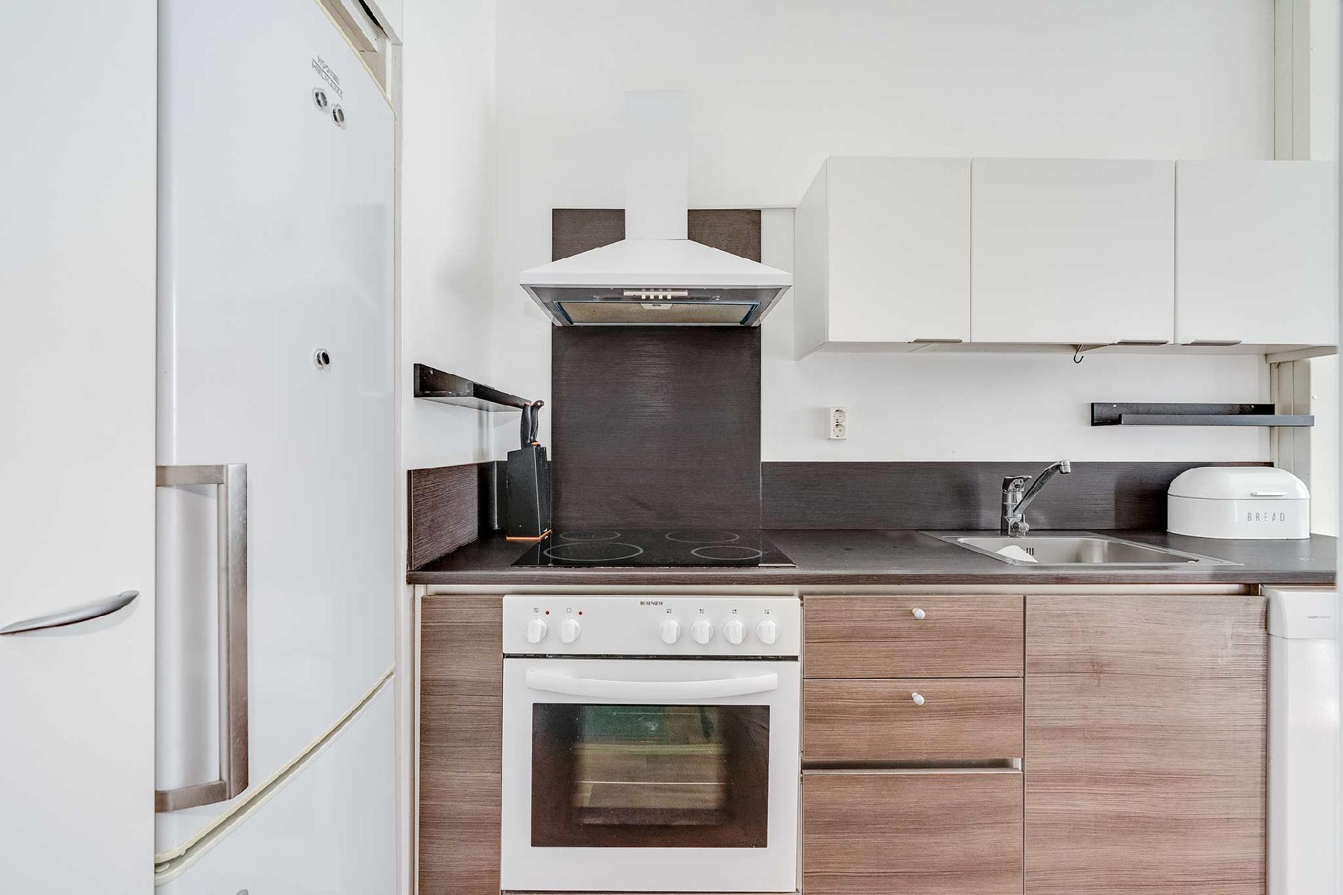 Keittiö on toimiva ja siisti