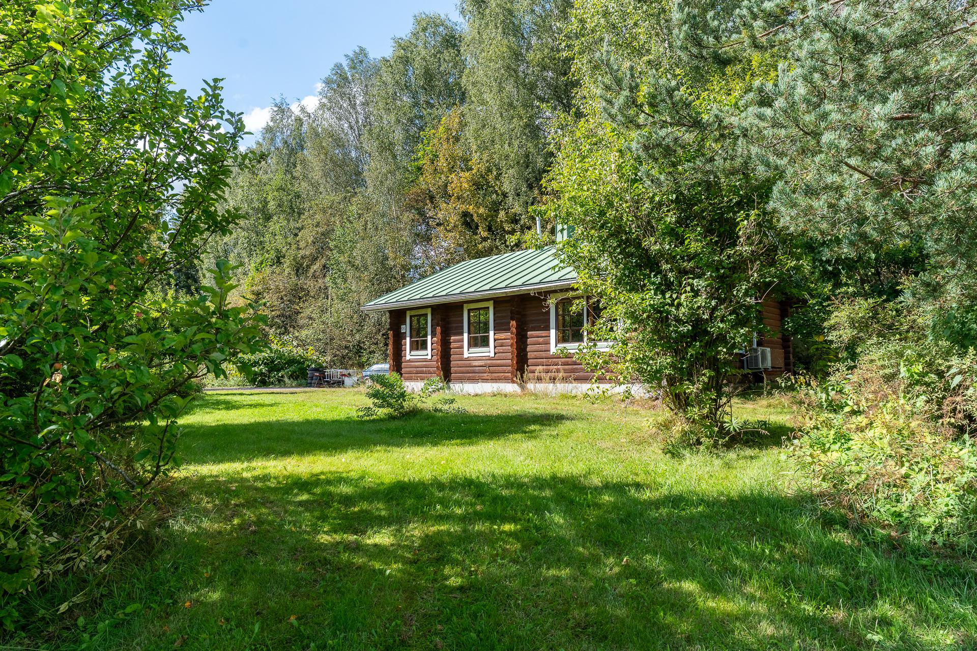 Talo pihalta nähtynä