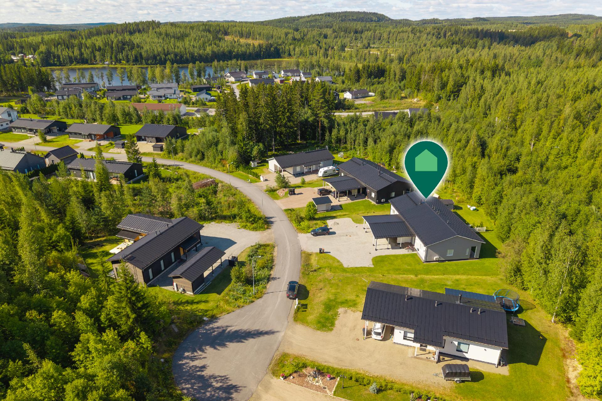 Rauhallinen sijainti suositulla Lahnajärven asuinalueella
