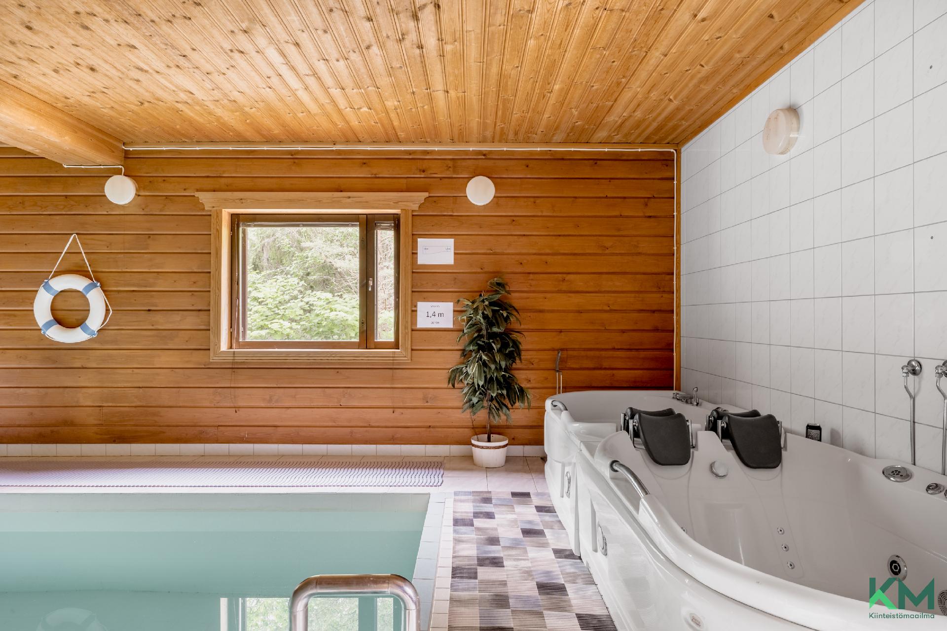 kaksi kahden hengen poreammetta