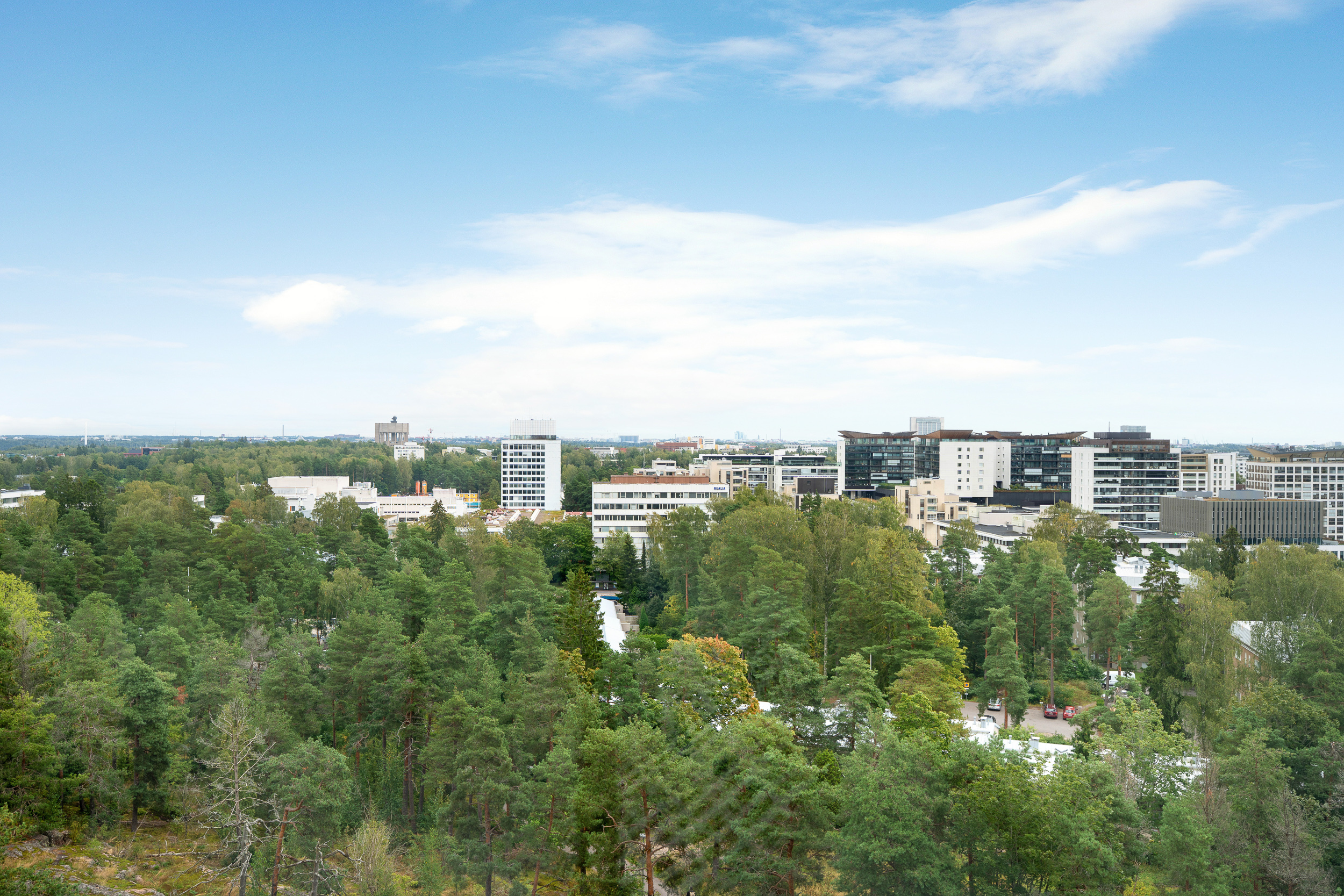 Näkymä Tapiolaan