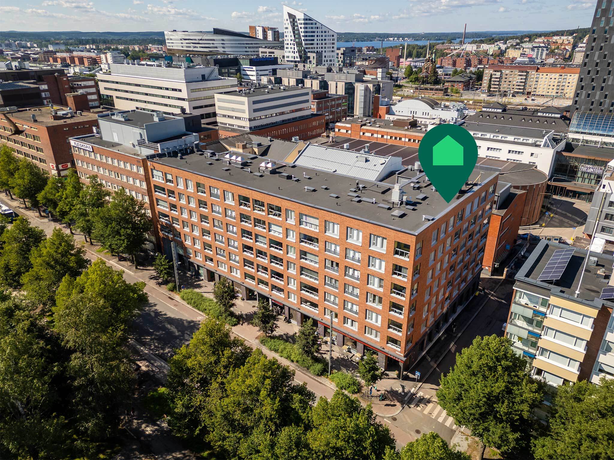 Yliopistonkatu 50, Sorsapuisto, Tampere