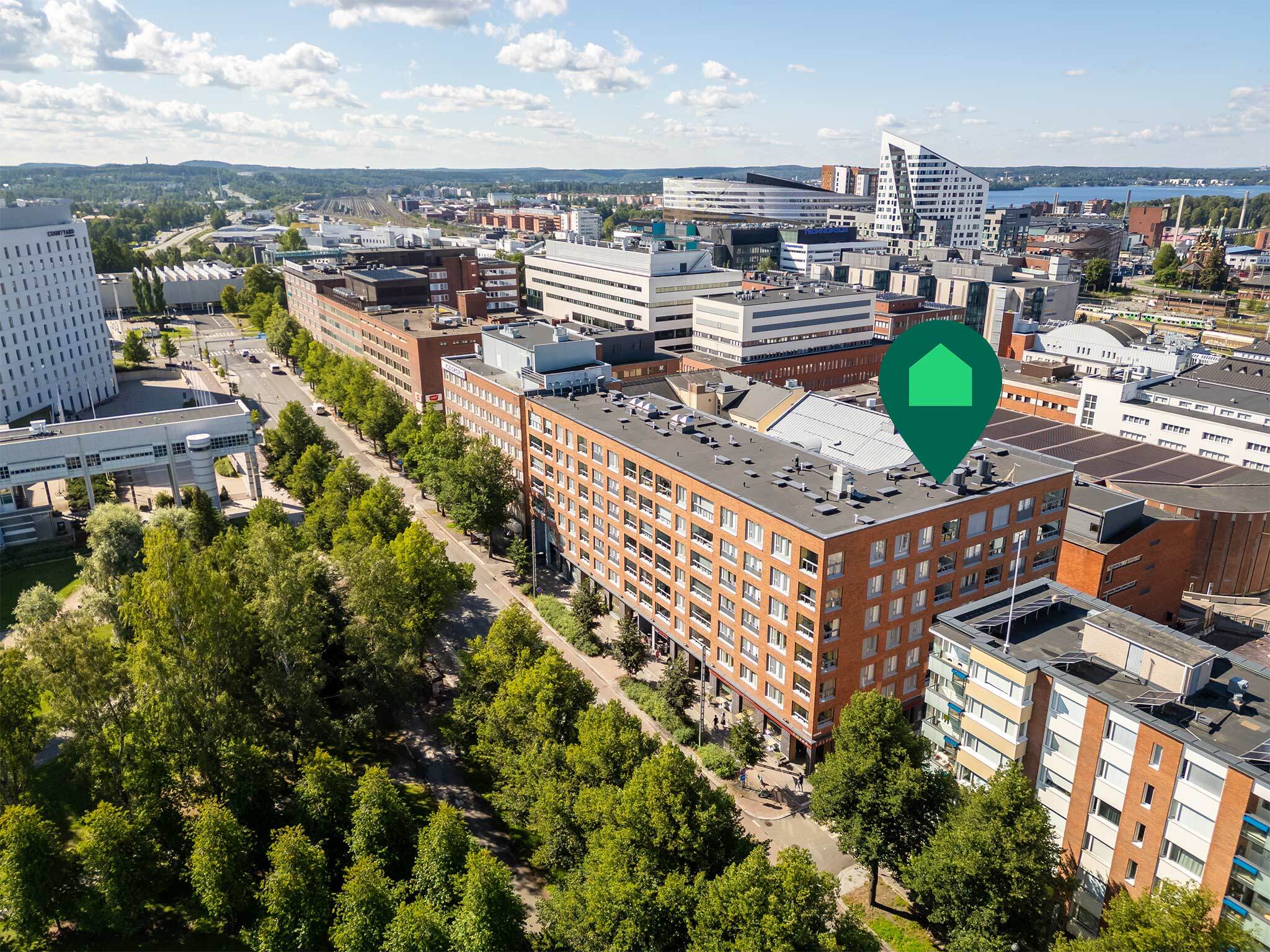 Yliopistonkatu 50, Sorsapuisto, Tampere