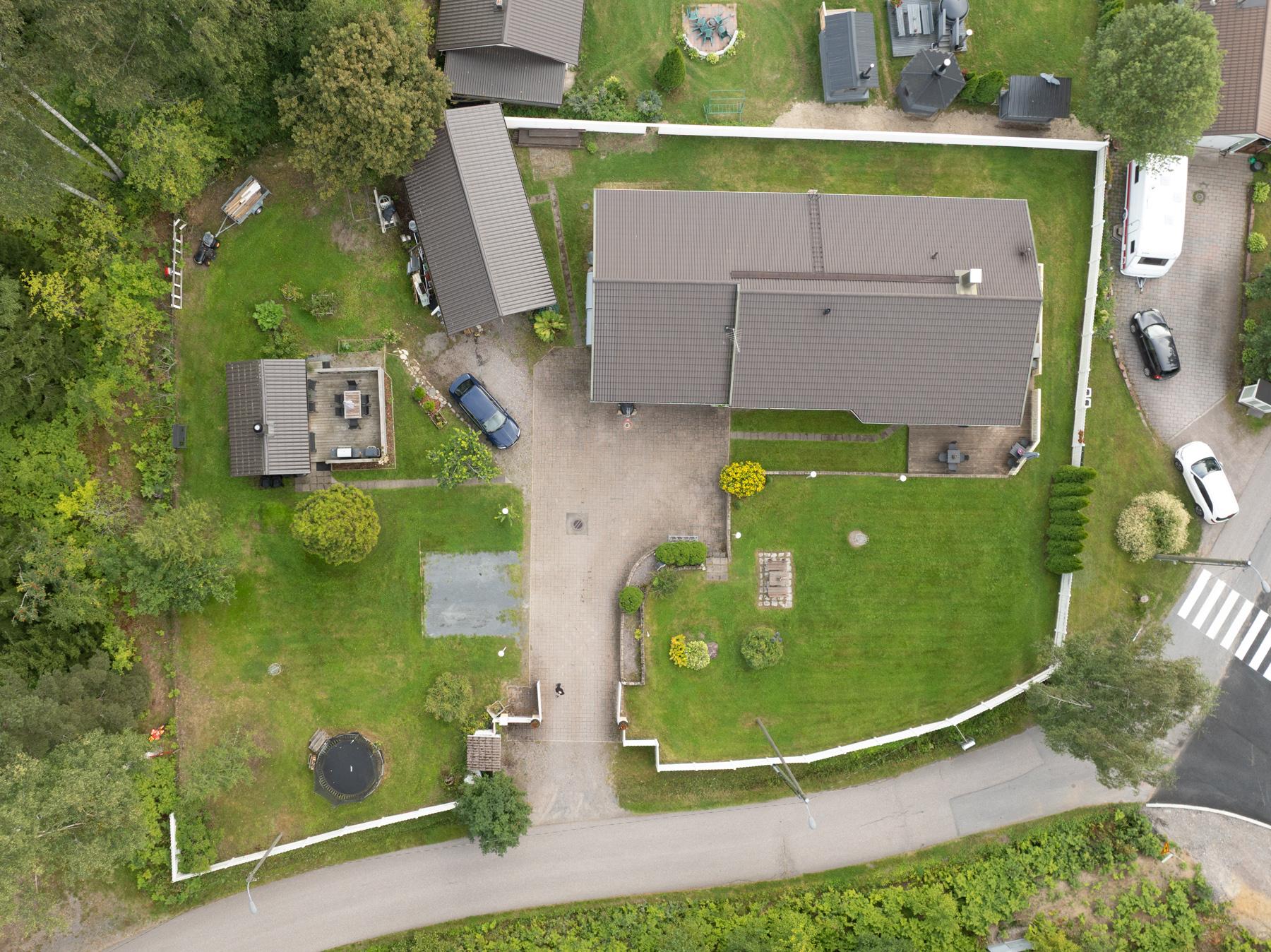 Kiinteistö ilmasta (vehreään aikaan)