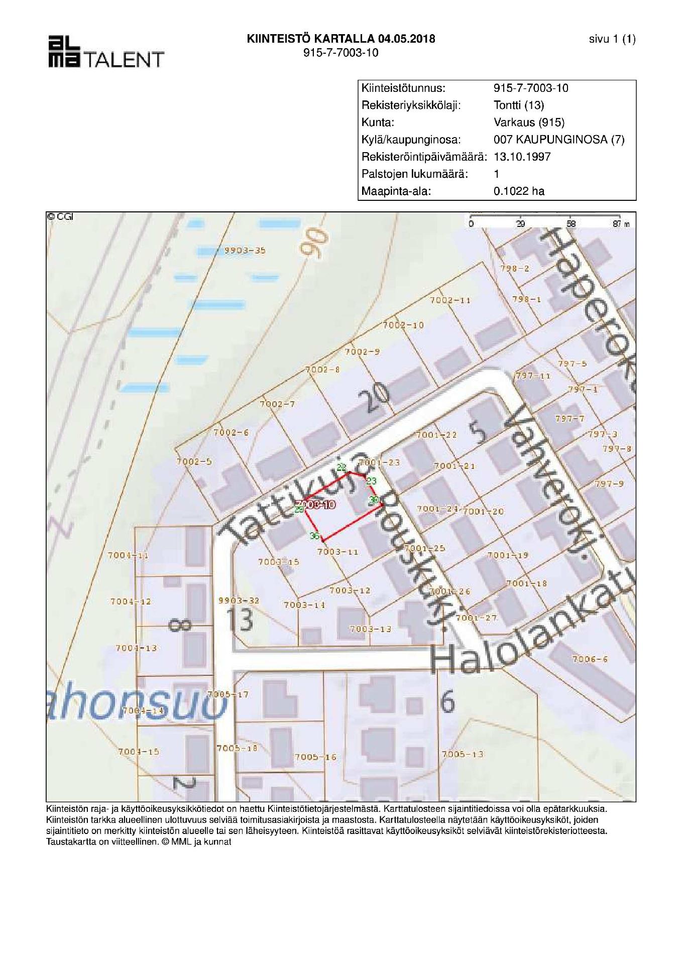 Rouskukuja 8, Kaura-Aho, Varkaus