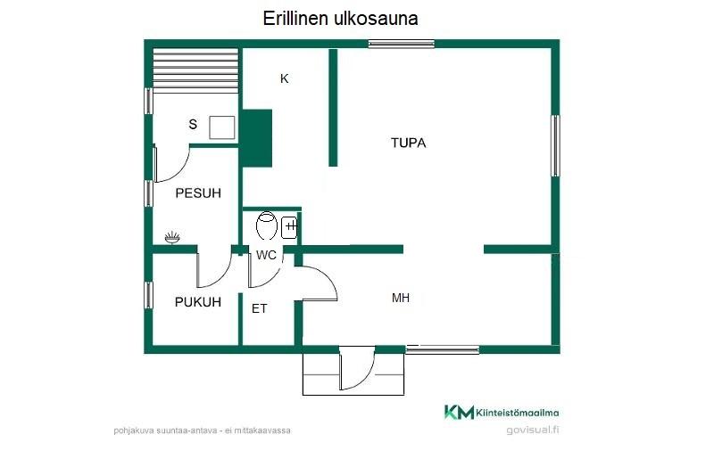 Asunnon pohjakuva