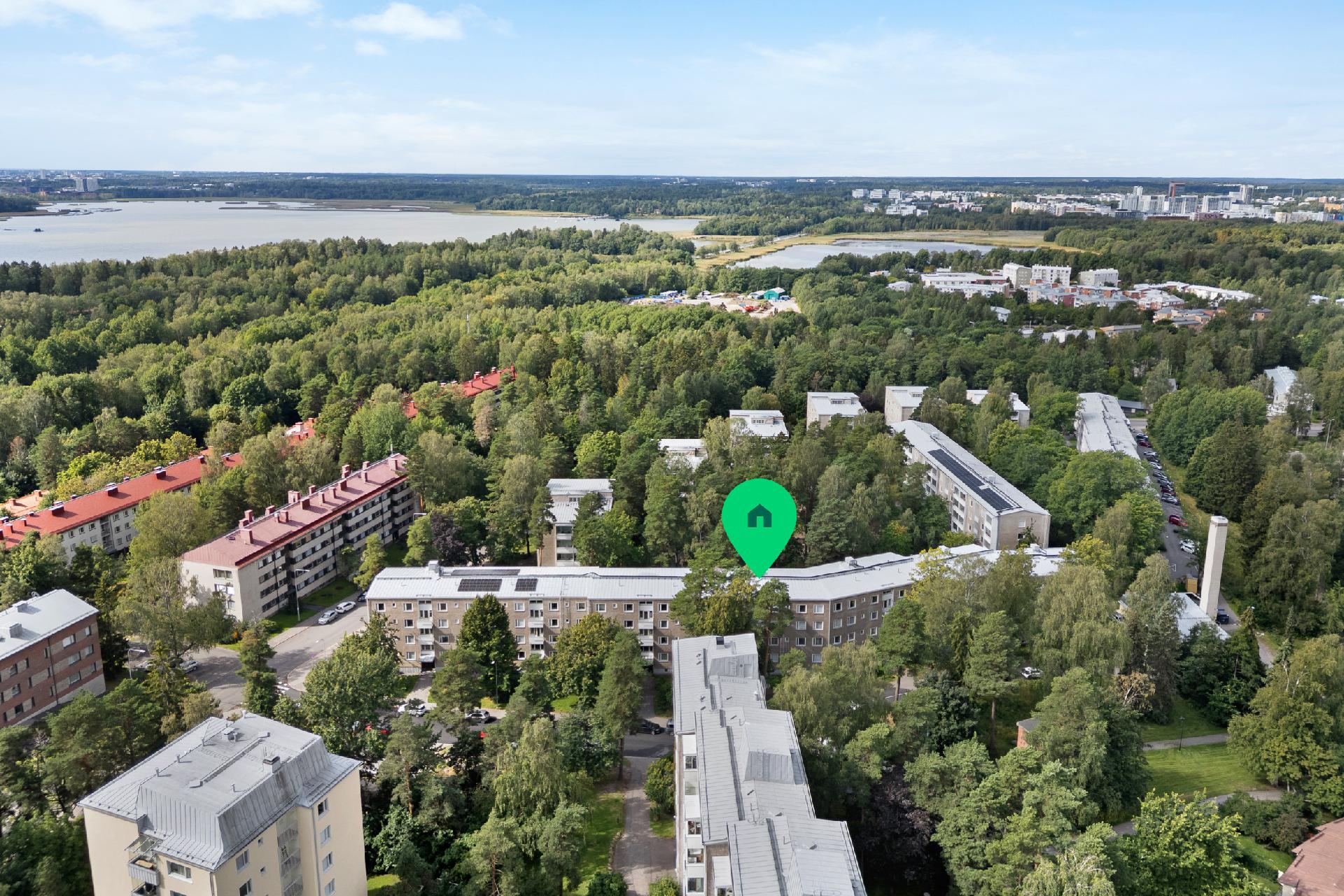 Upea vihreä munkkivuori