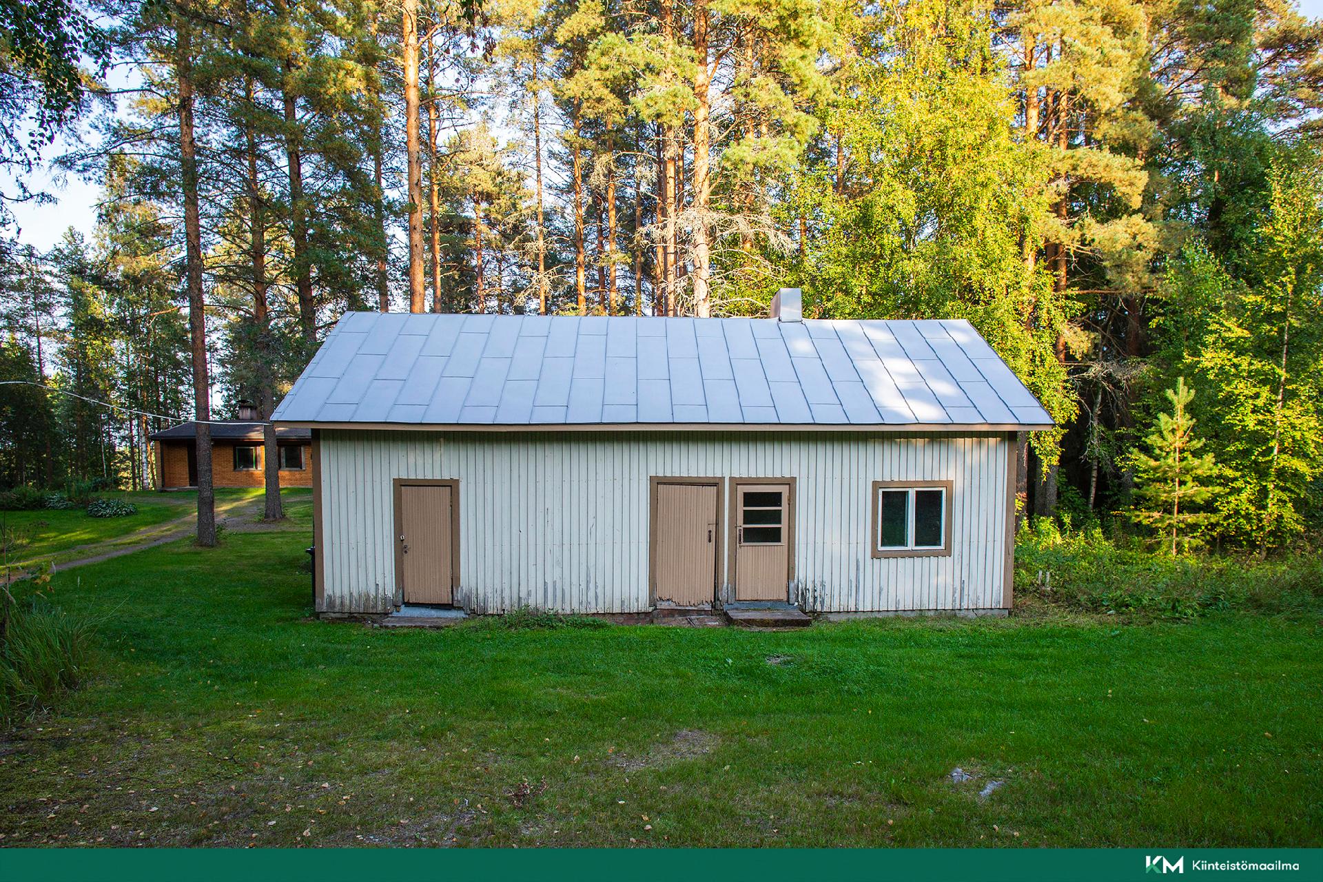 Pihassa olevat talousrakennukset tarjoavat paljon säilytys- ja arkertelutilaa