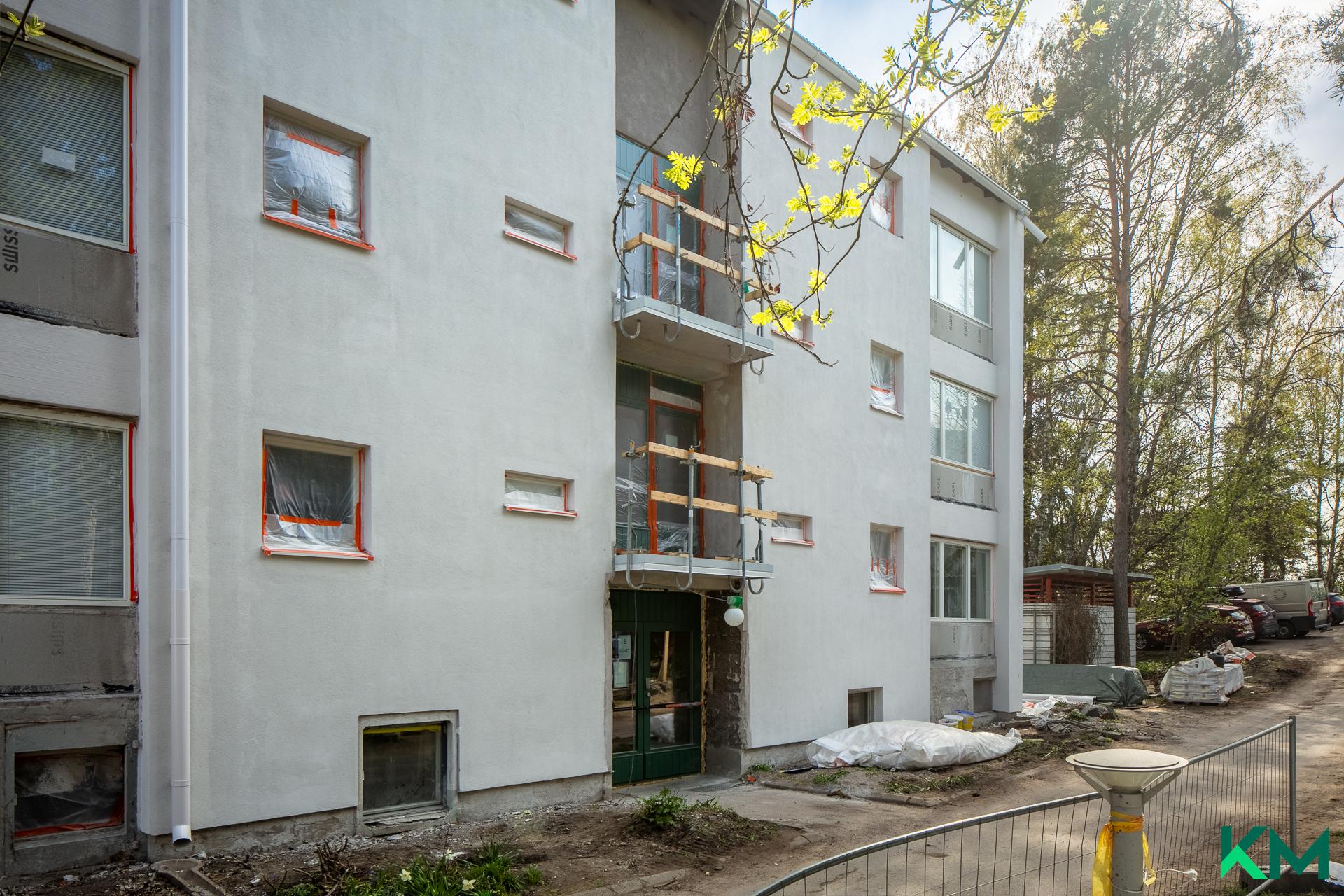 Julkisivuremontti loppusuoralla