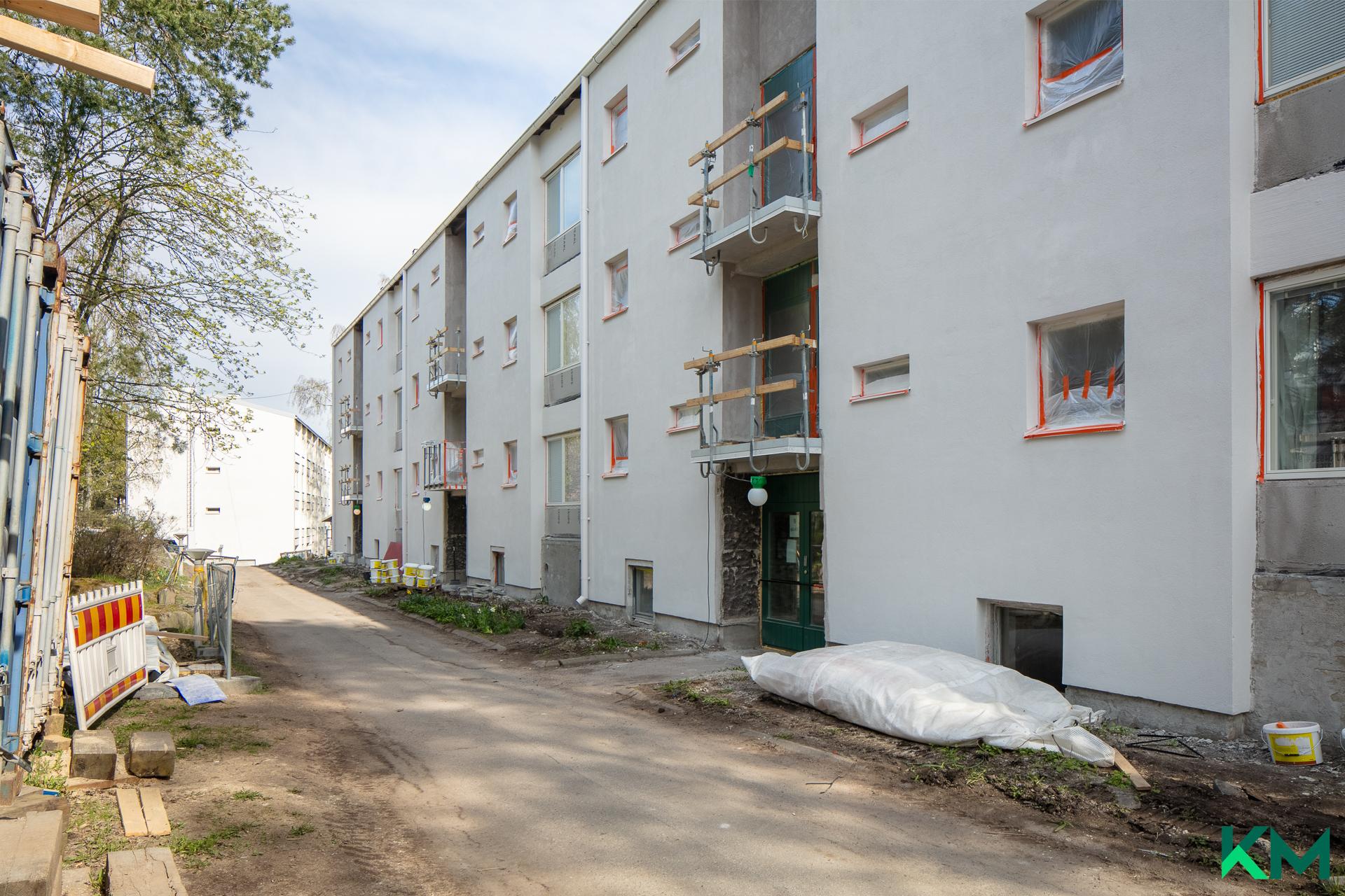 Julkisivuremontti loppusuoralla