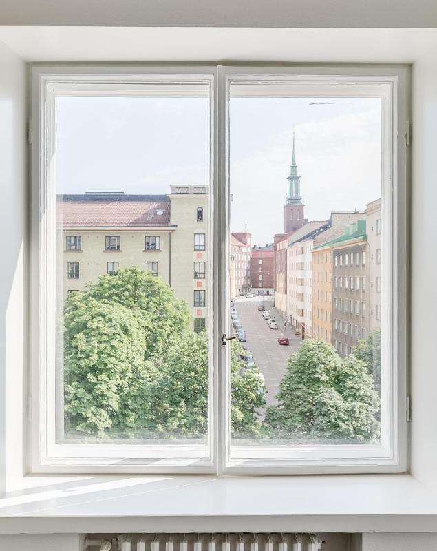 Ihanaa panoraamanäkymää Hesperianpuiston yli