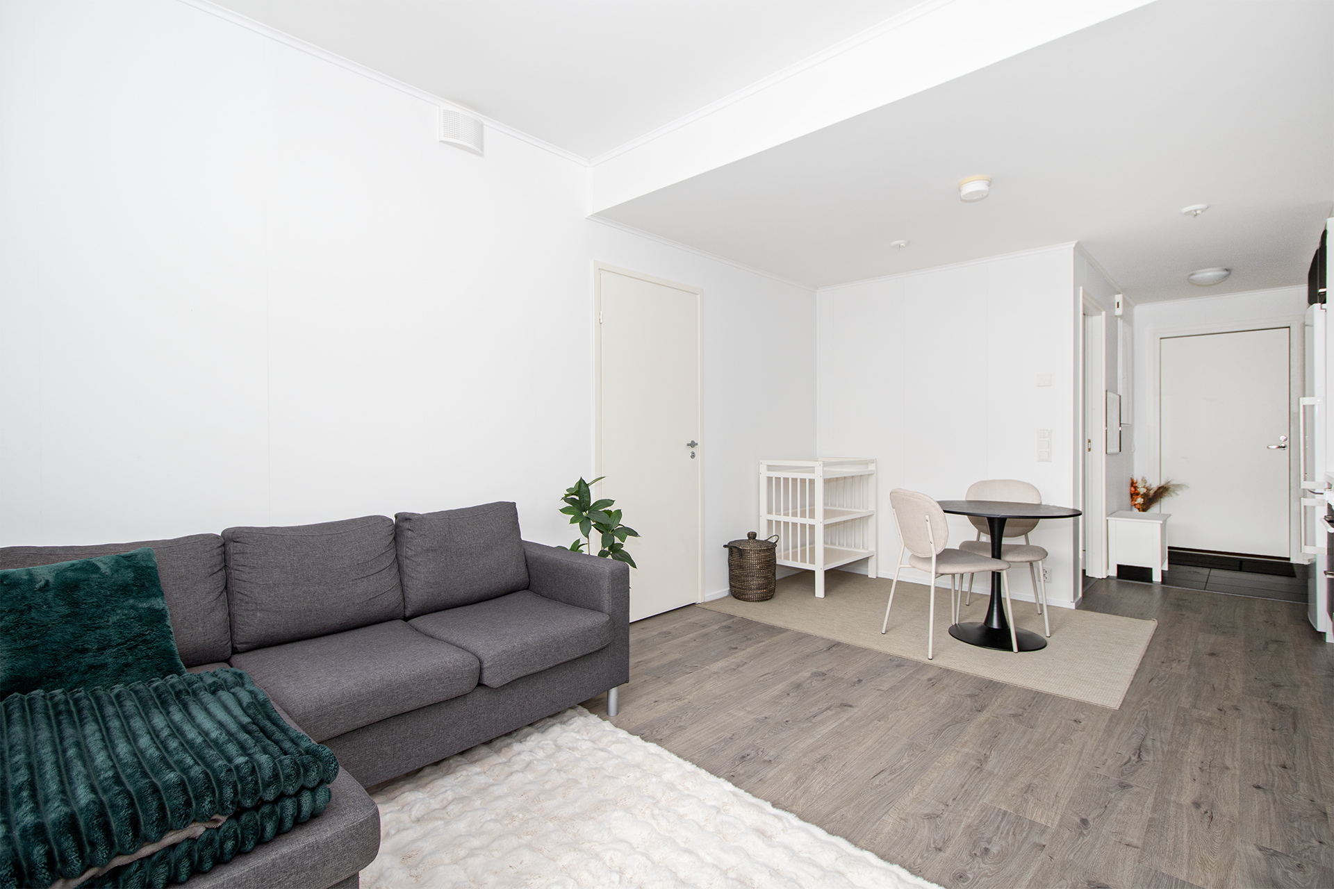 Koti on helppo sisustaa oman näköiseksi.