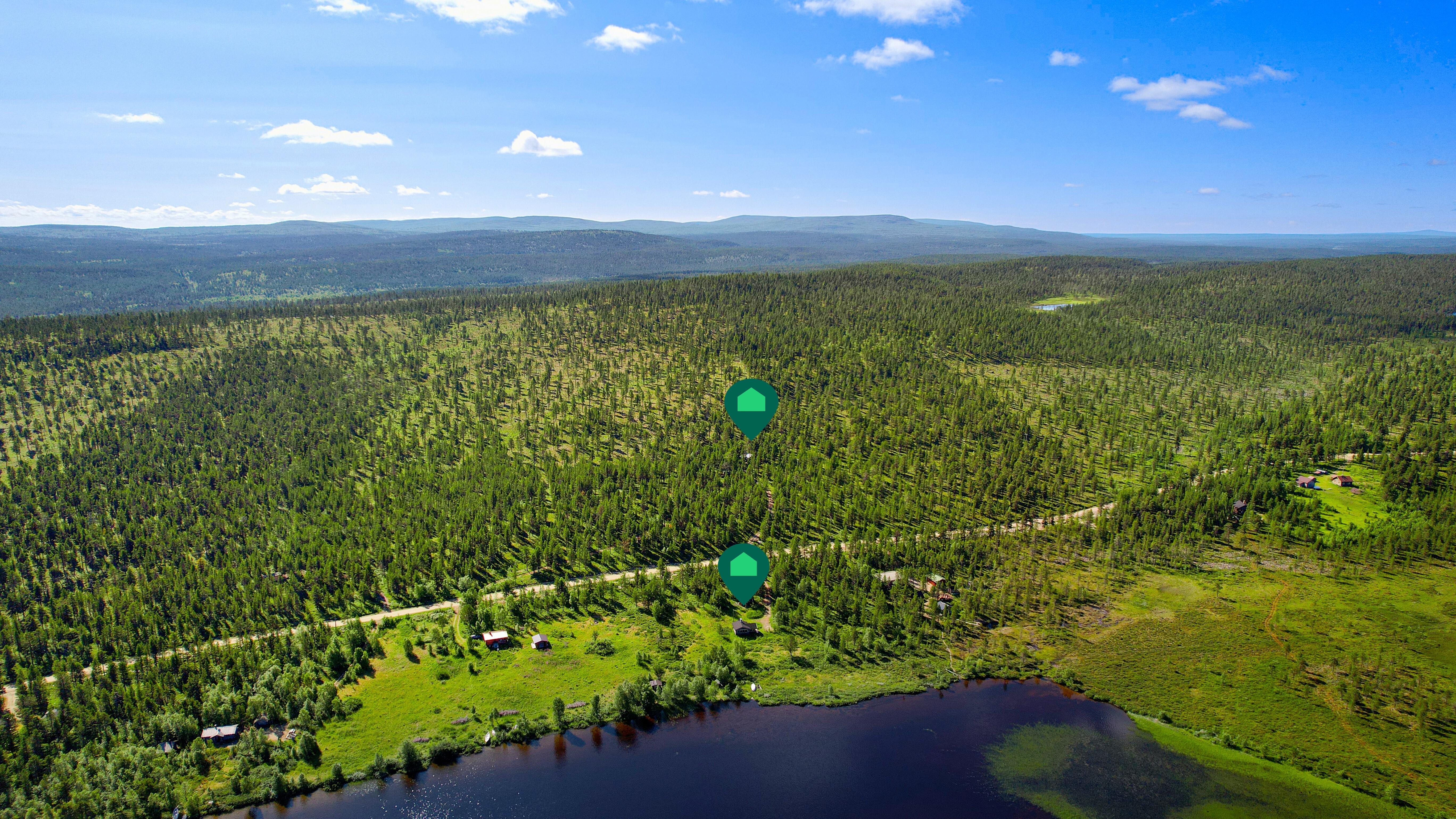 Näkymät Pyhäjärvenkaitaa kohti.