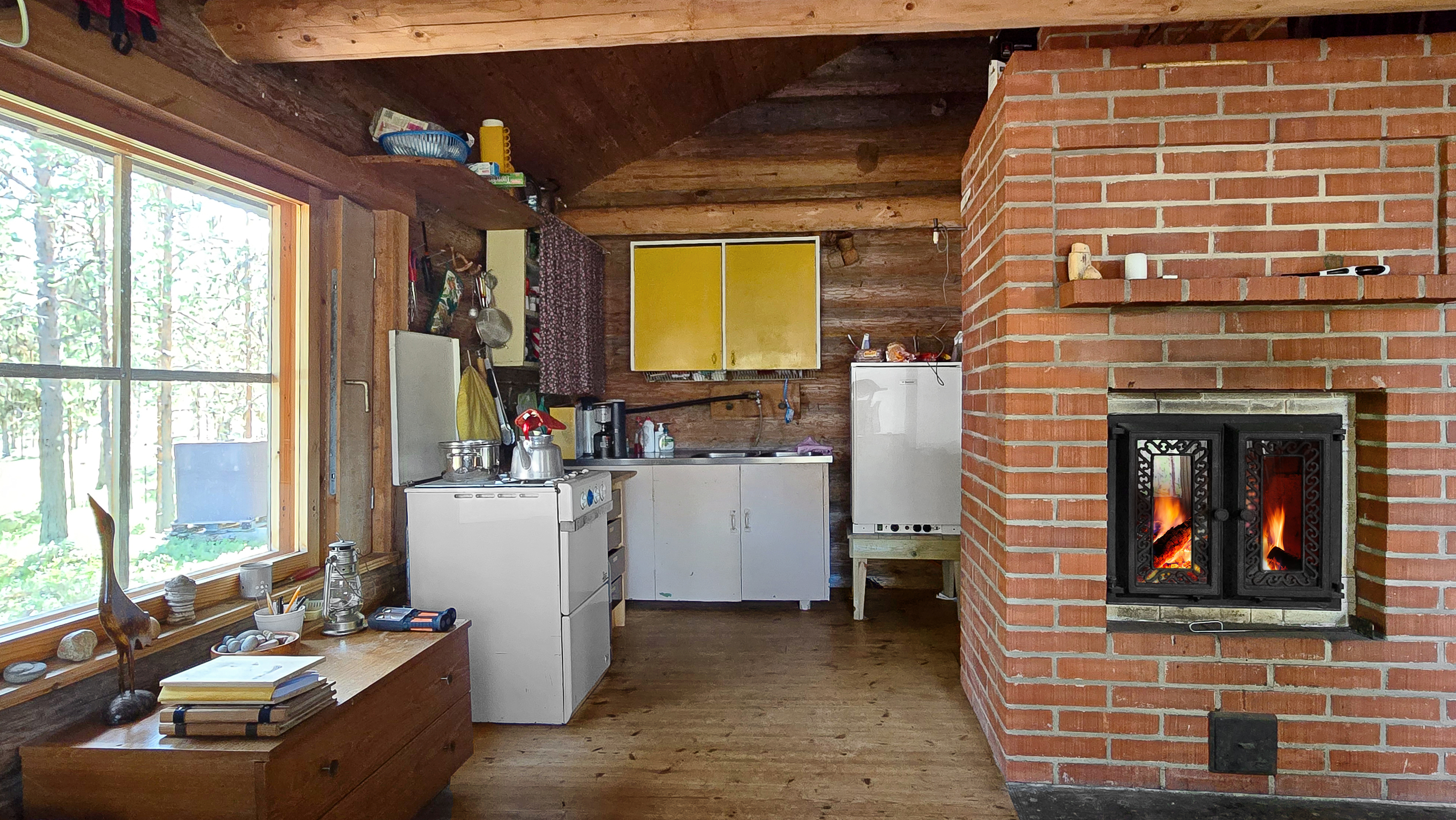 Ylämökin keittonurkkaus.
