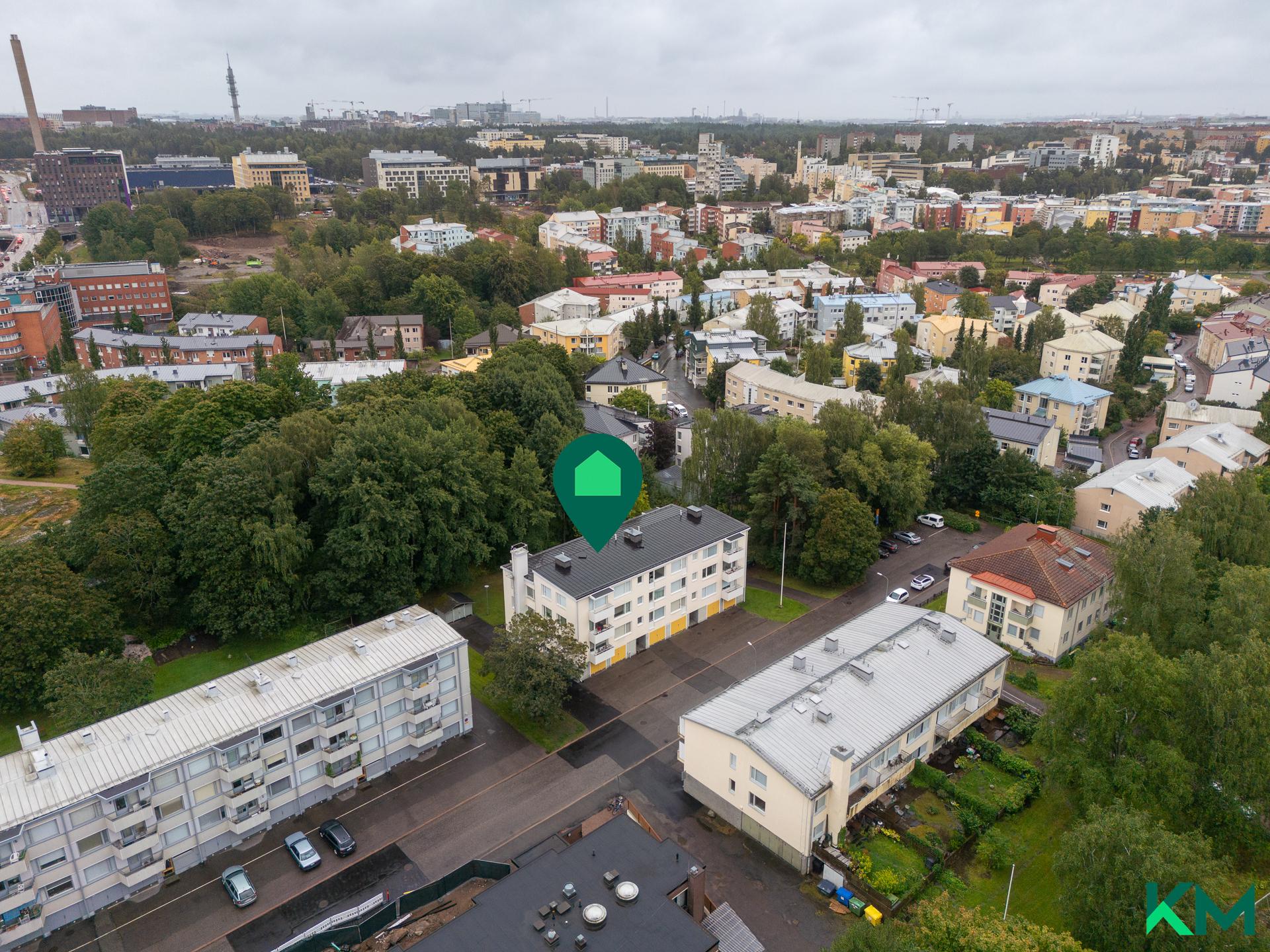 Korppaantie 1, Etelä-Haaga, Helsinki