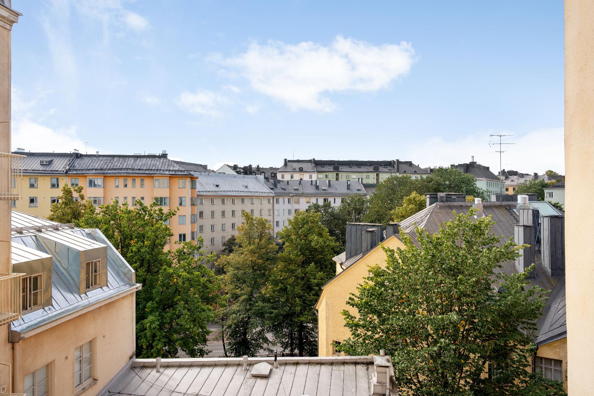 Vihreät näkymät Harjutorin suuntaan