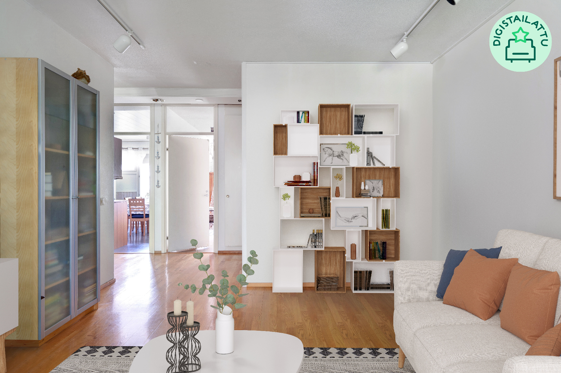 Olohuone digistailattuna