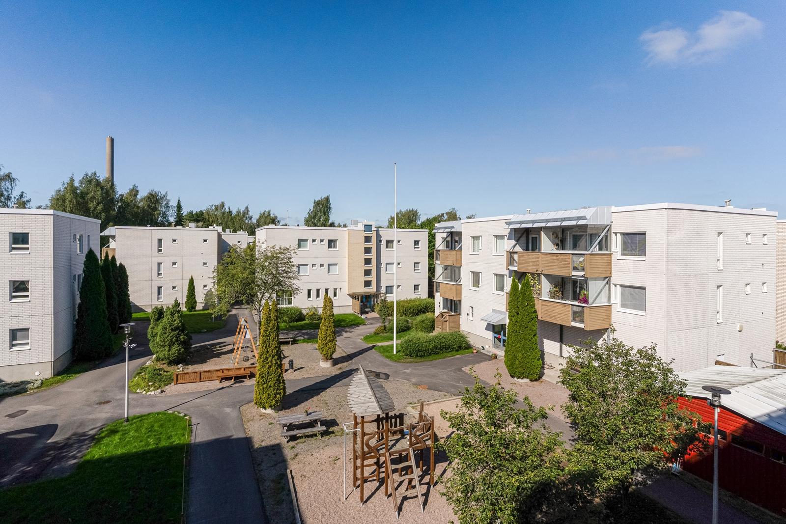 näkymät sisäpihalle