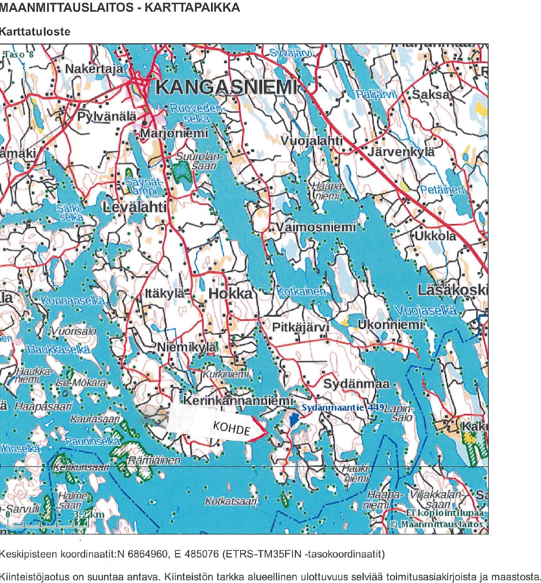 Sydänmaantie 449, Kangasniemi, Kangasniemi