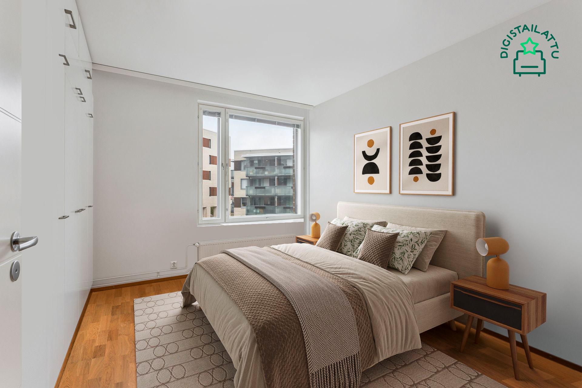 Digistailattu makuuhuone 1