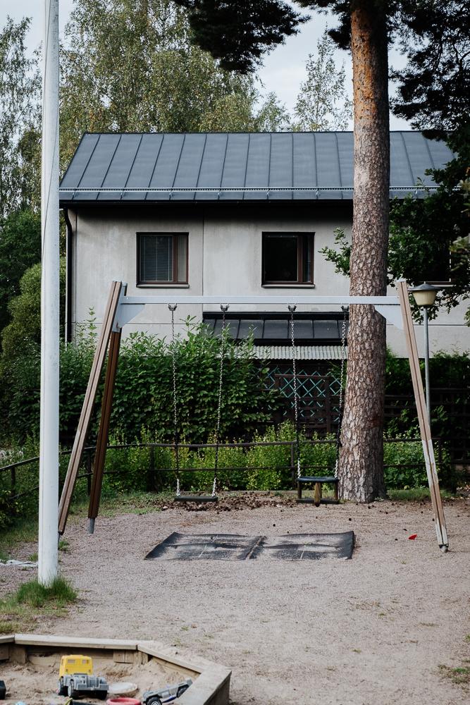 Taloyhtiön suojainen piha