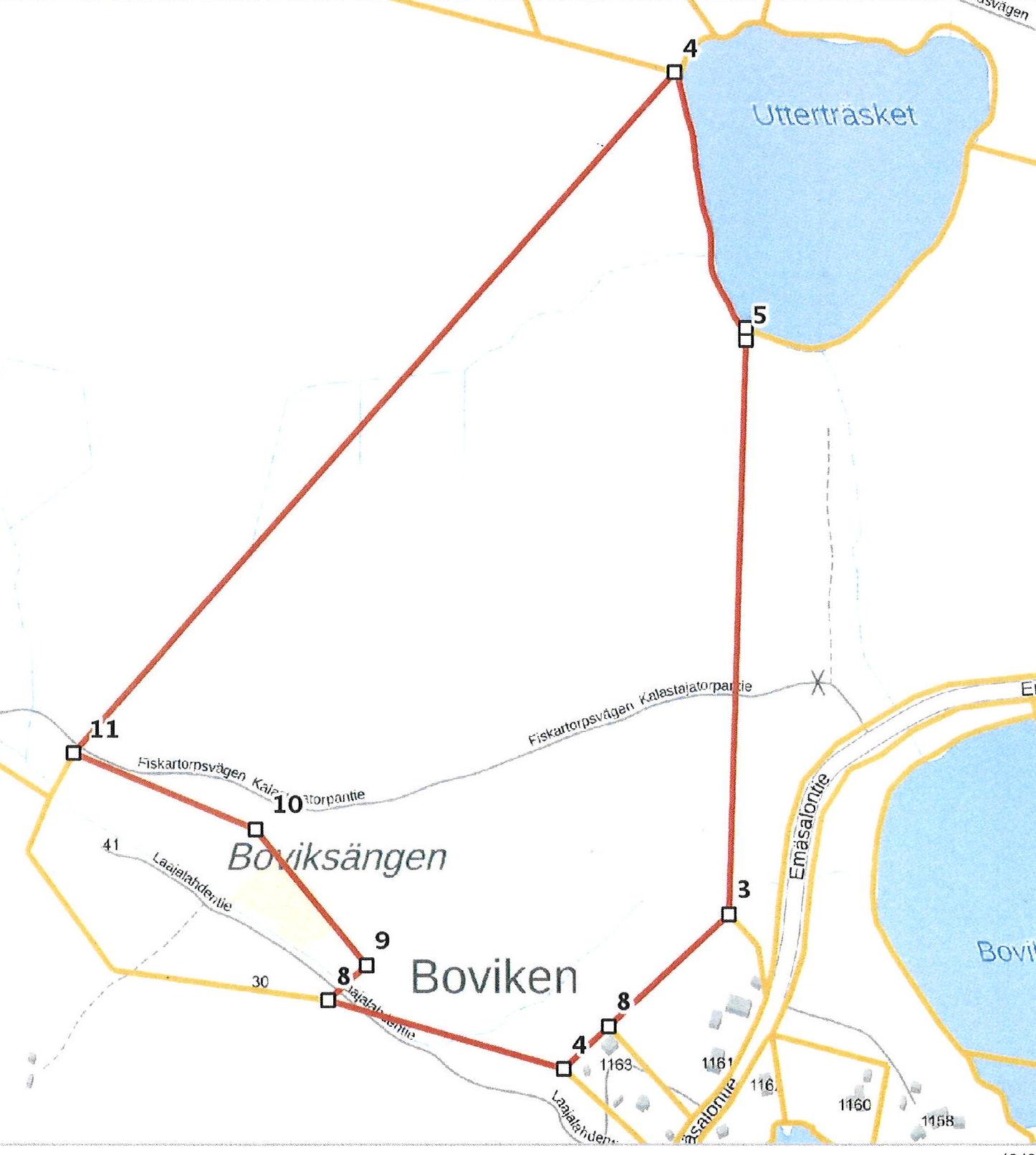 Asunnon pohjakuva