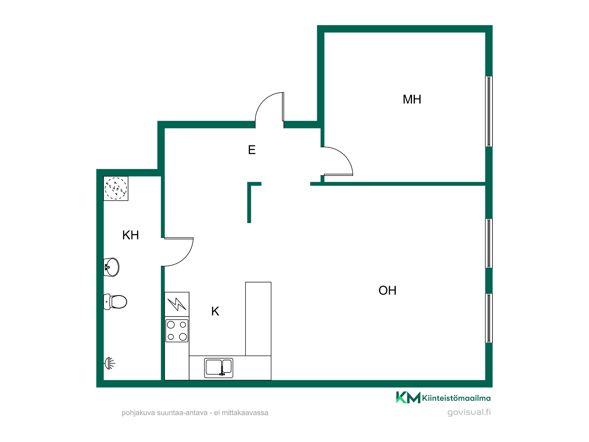Meritullinkatu 6, Kruununhaka, Helsinki