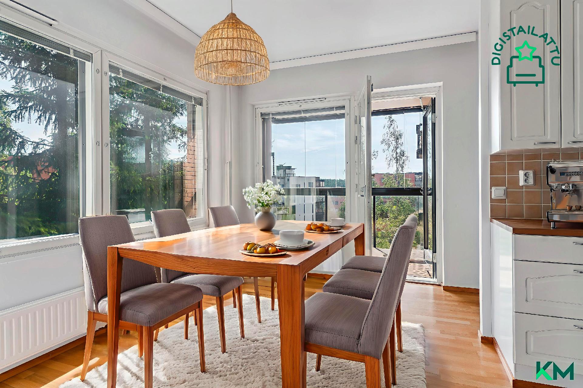 Digistailattu ruokailutila