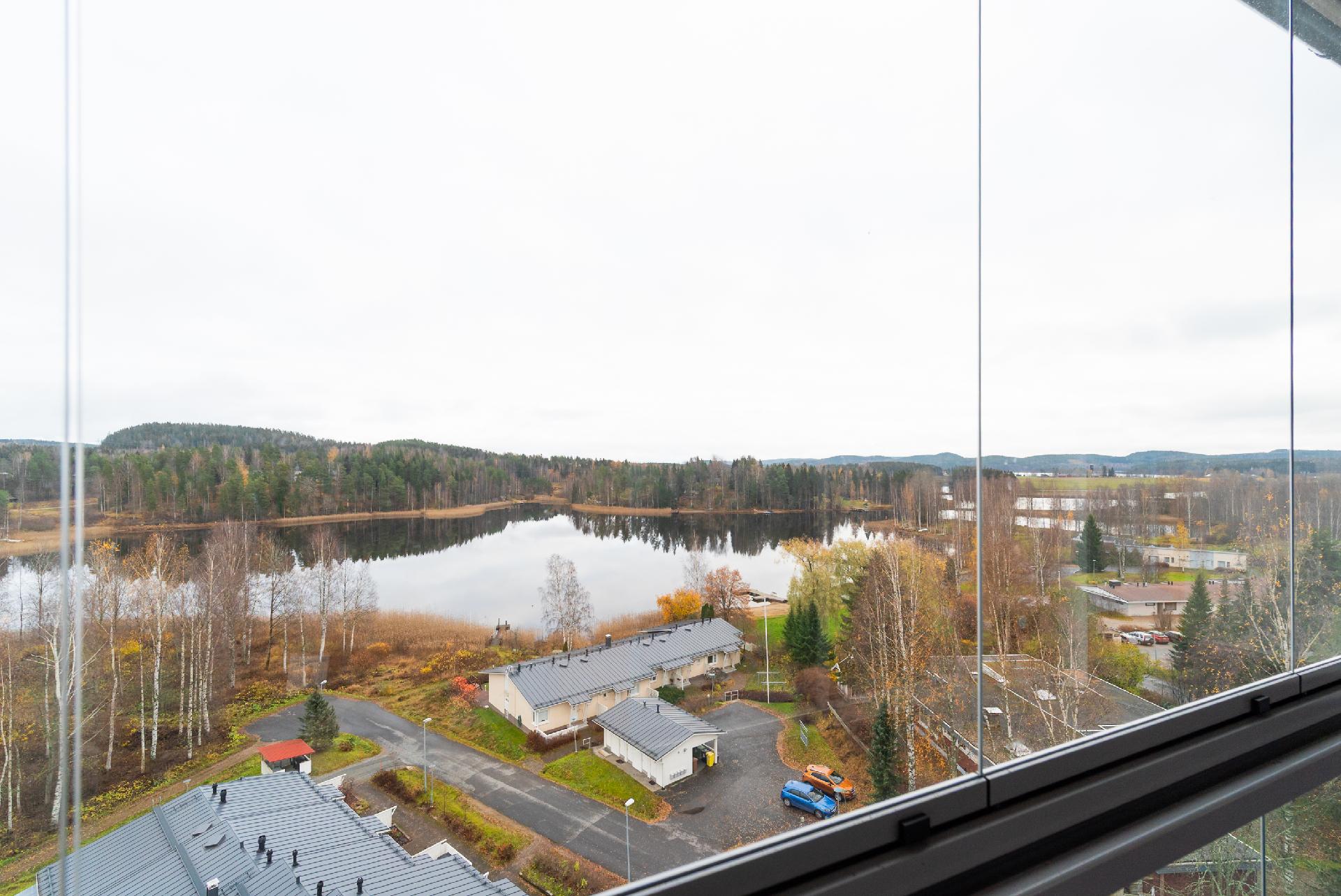 Parvekkeelta kaunis näkymä